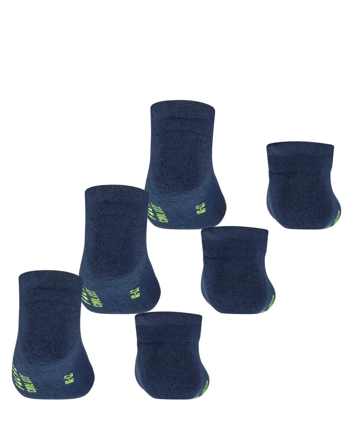 Falke Cool Kick 3-Pack Sneaker Socks Lasten Sukat Sininen | 03429BRKP