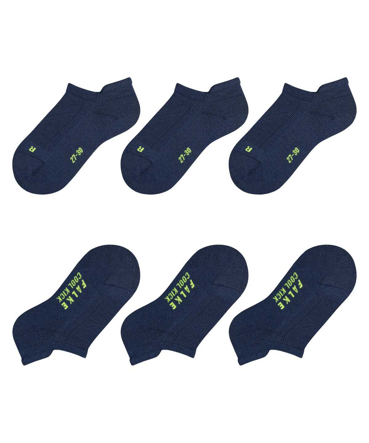 Falke Cool Kick 3-Pack Sneaker Socks Lasten Sukat Sininen | 03429BRKP