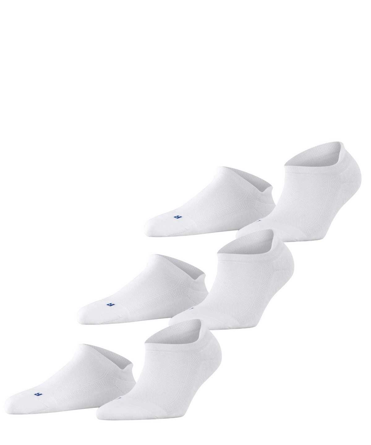 Falke Cool Kick 3-Pack Sneaker Socks Miesten Sukat Valkoinen | 94682CYDV