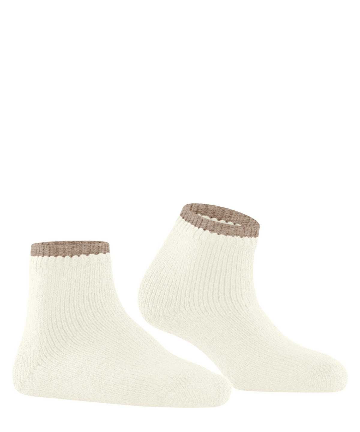 Falke Cosy Plush Short sock Naisten Sukat Valkoinen | 37926NGQE