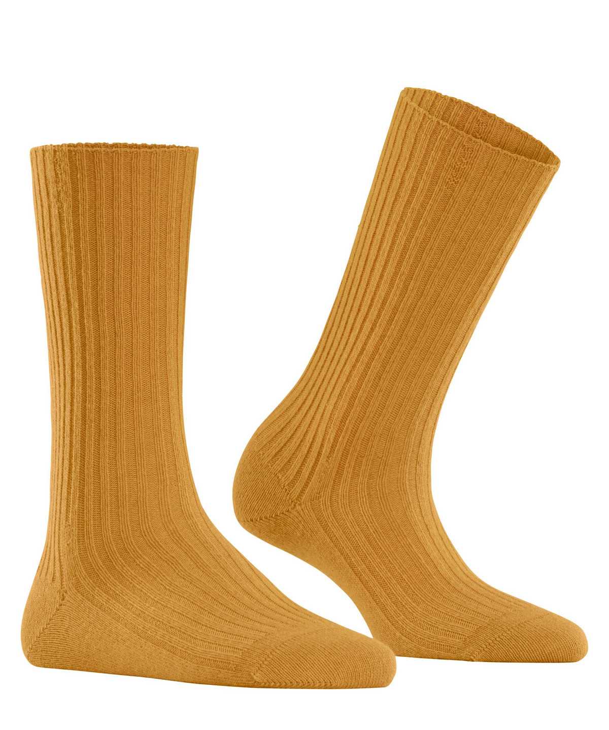 Falke Cosy Wool Boot Socks Naisten Sukat Keltainen | 37619XLRA