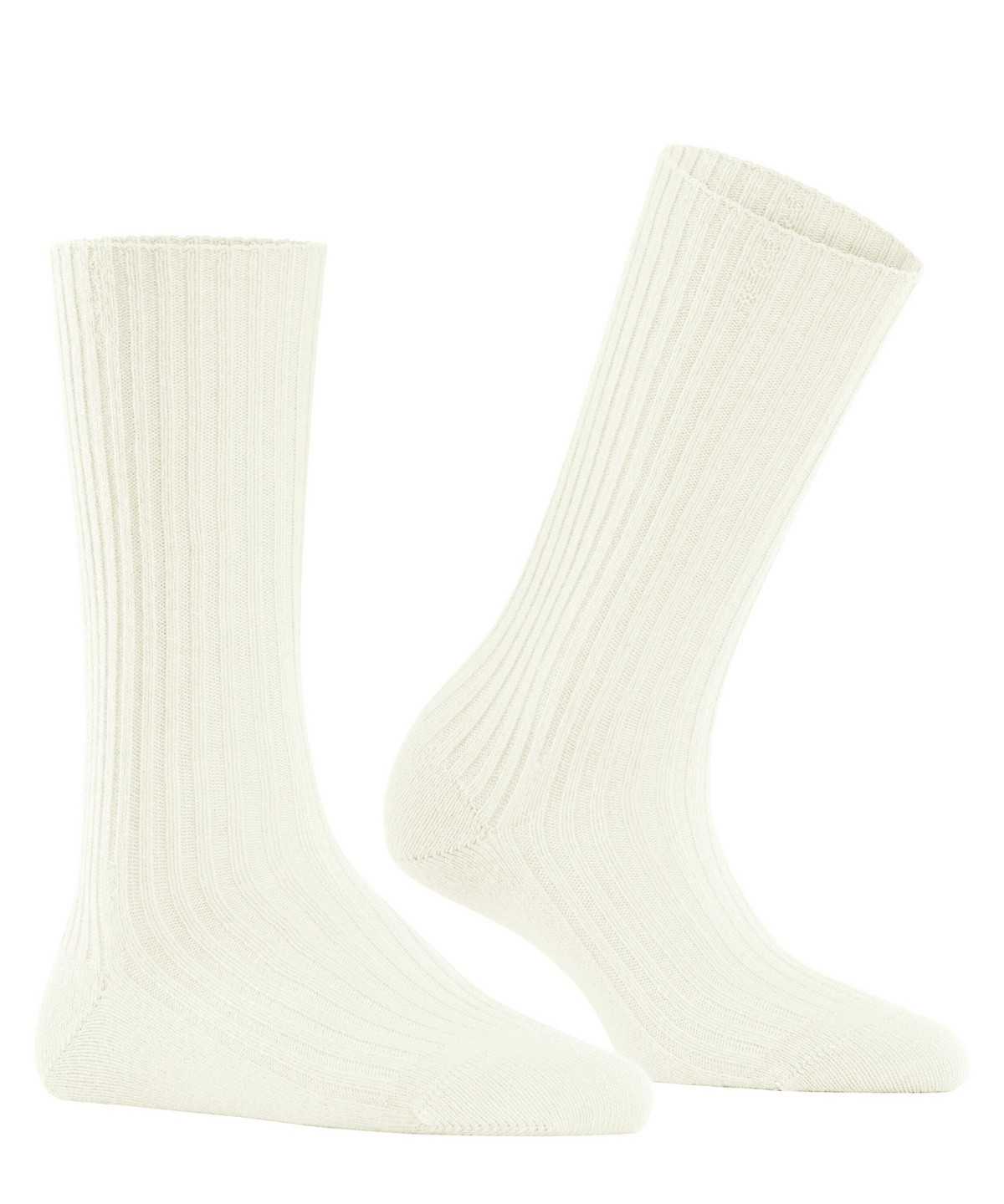 Falke Cosy Wool Boot Socks Naisten Sukat Valkoinen | 98614FZXA