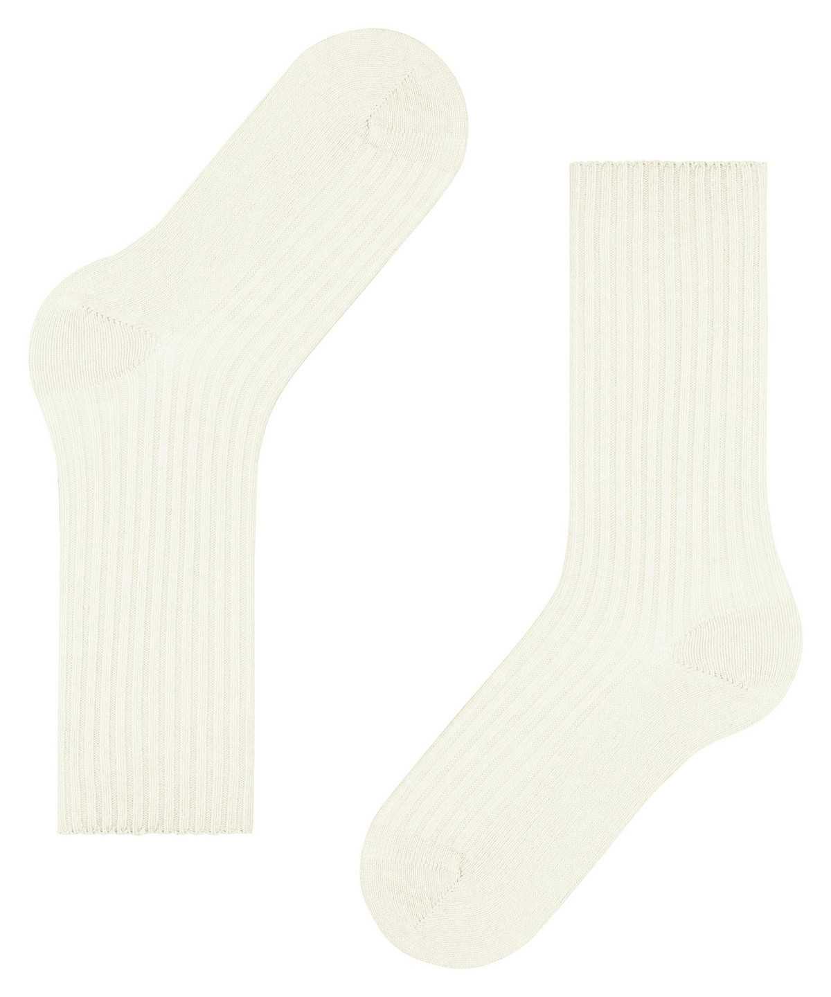 Falke Cosy Wool Boot Socks Naisten Sukat Valkoinen | 98614FZXA