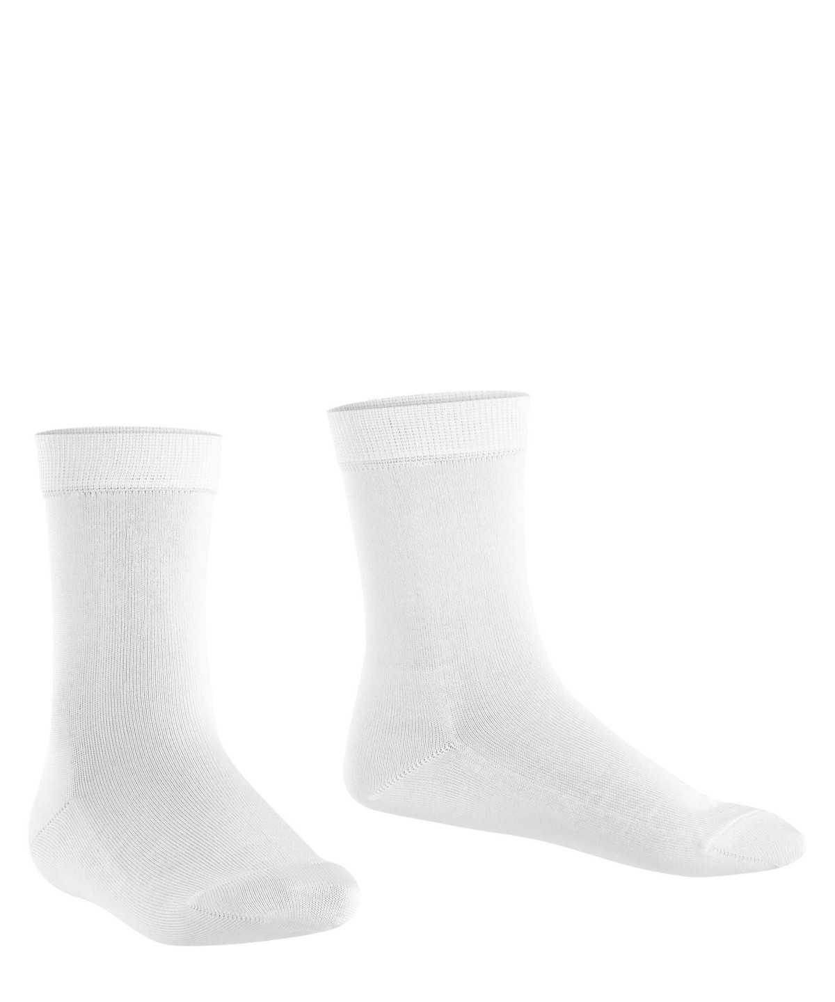 Falke Cotton Finesse Socks Lasten Sukat Valkoinen | 36427OZKW