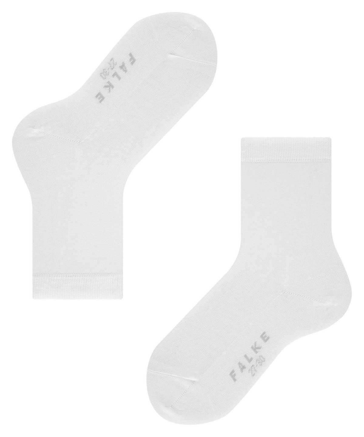 Falke Cotton Finesse Socks Lasten Sukat Valkoinen | 36427OZKW