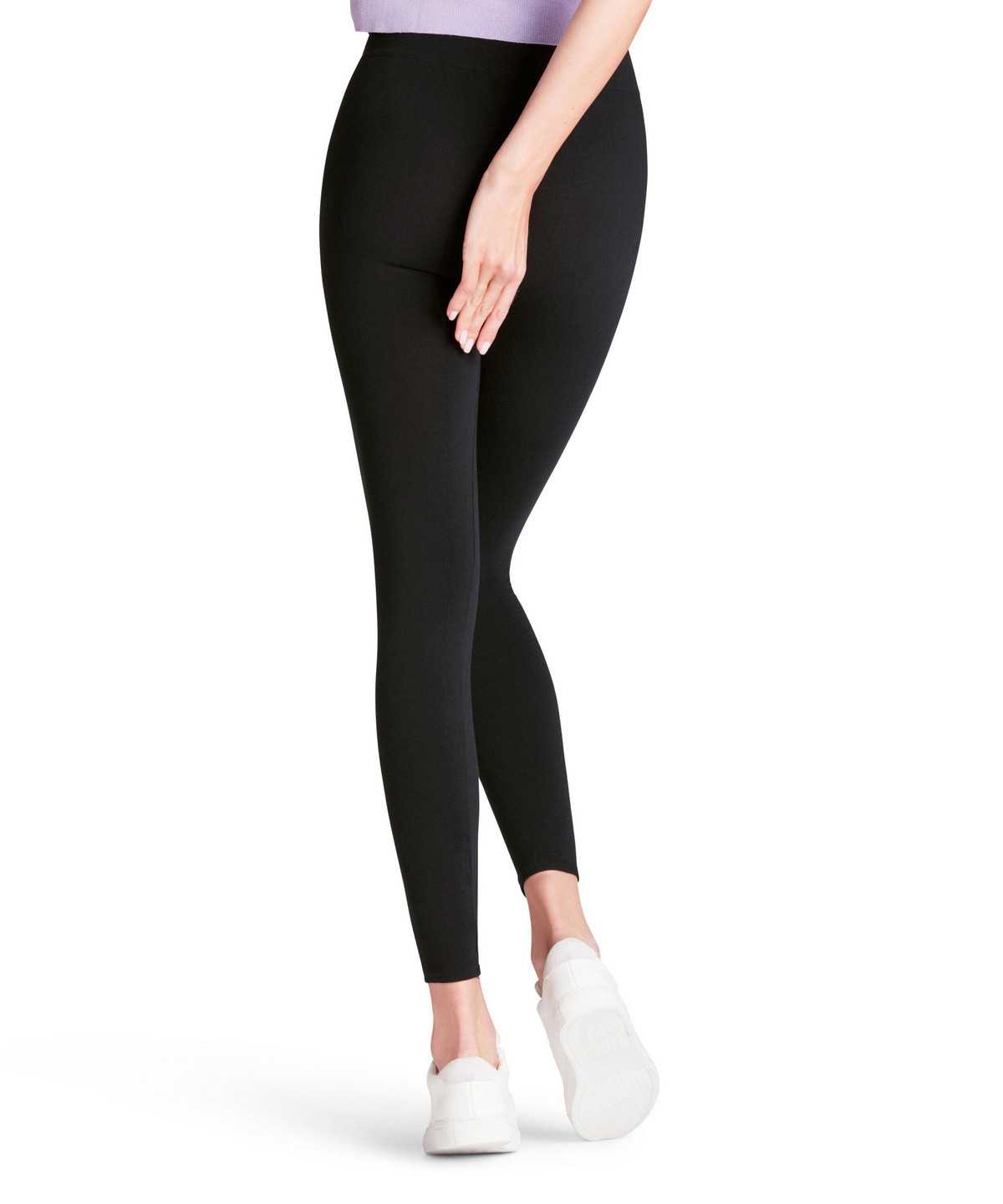 Falke Cotton Seamless Leggings Naisten Leggings Mustat | 78125QVRF