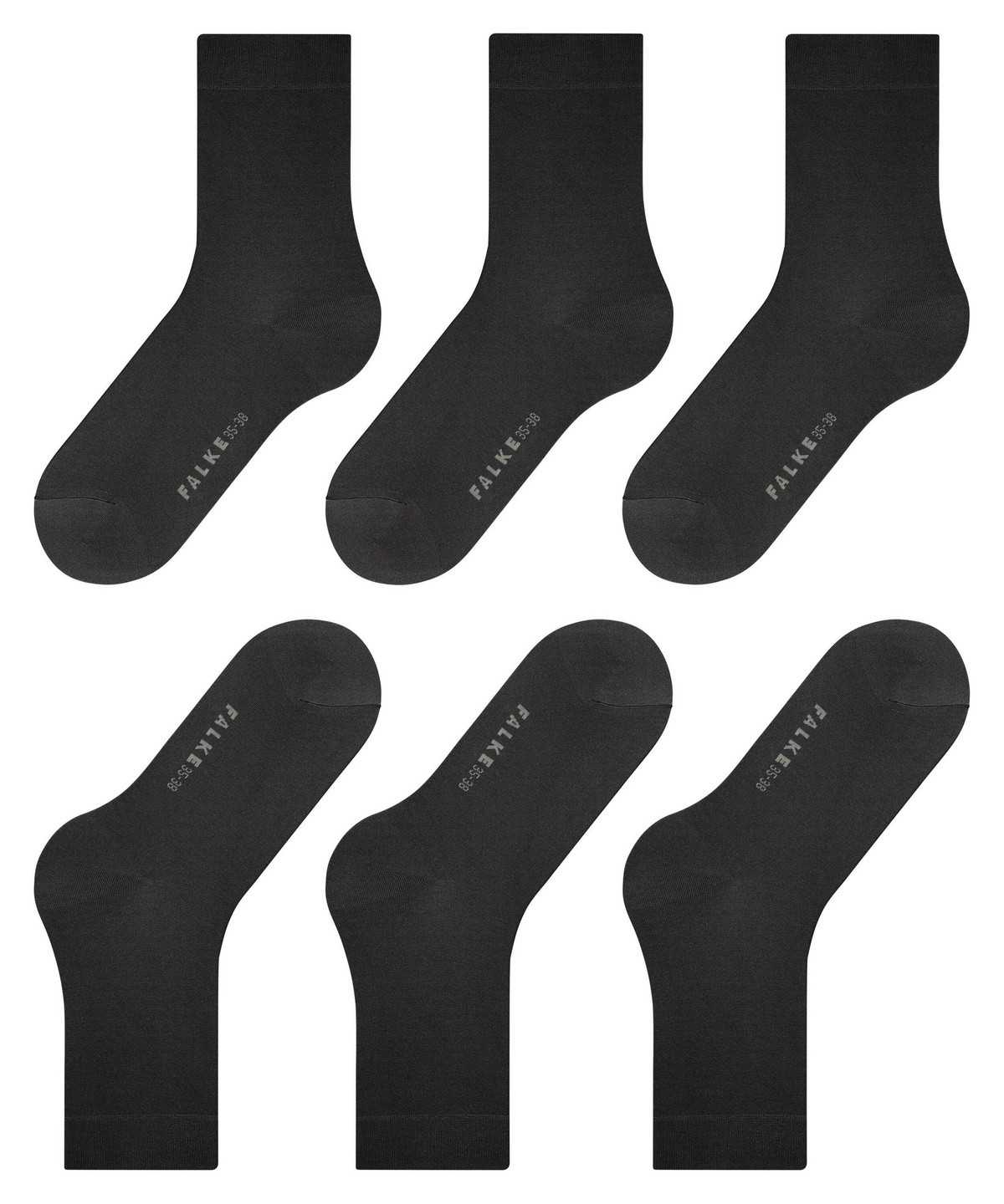 Falke Cotton Touch 3-Pack Socks Naisten Sukat Harmaat | 78302ZVHS