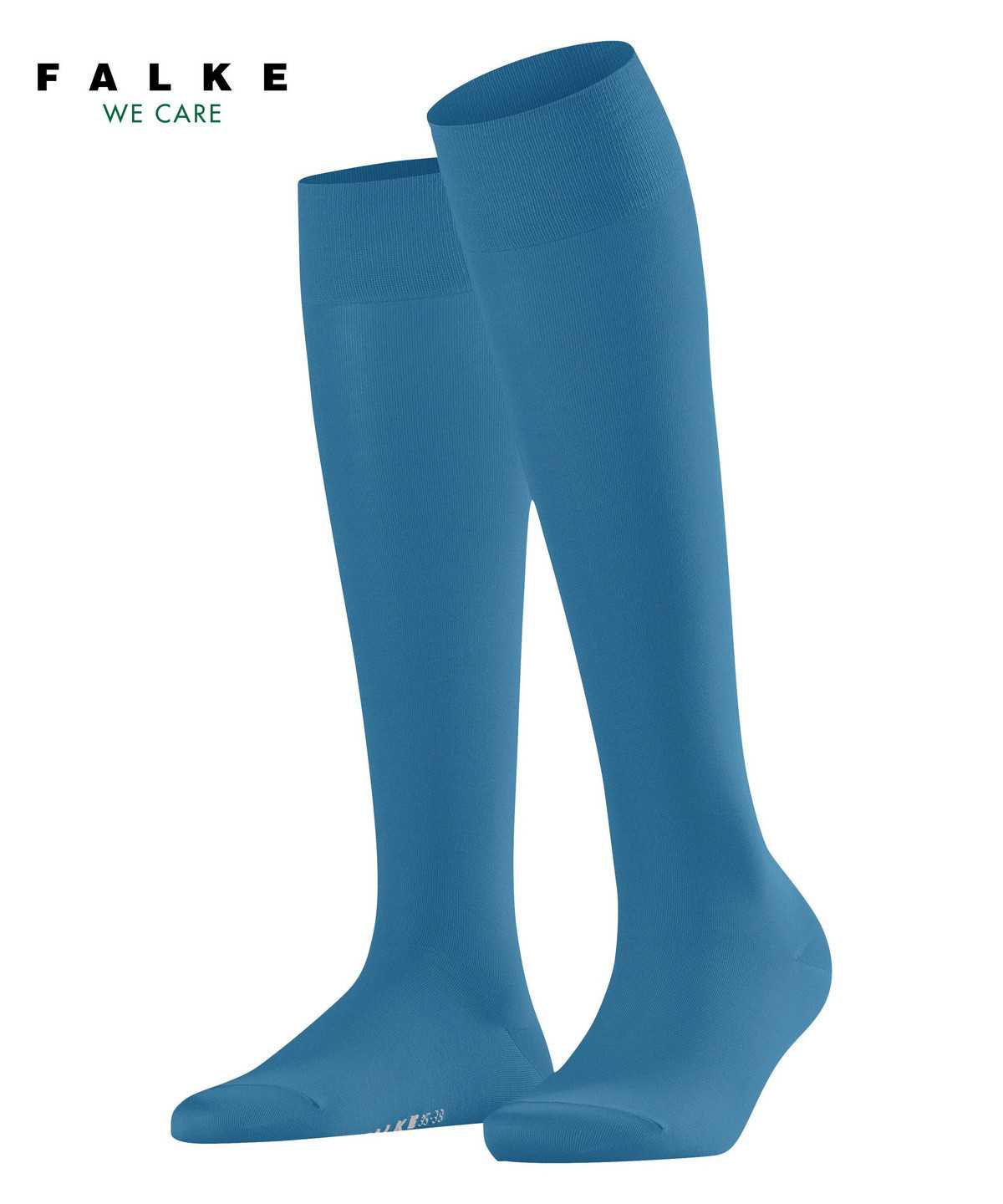 Falke Cotton Touch Knee-high Socks Naisten Sukat Sininen | 81745CSZY