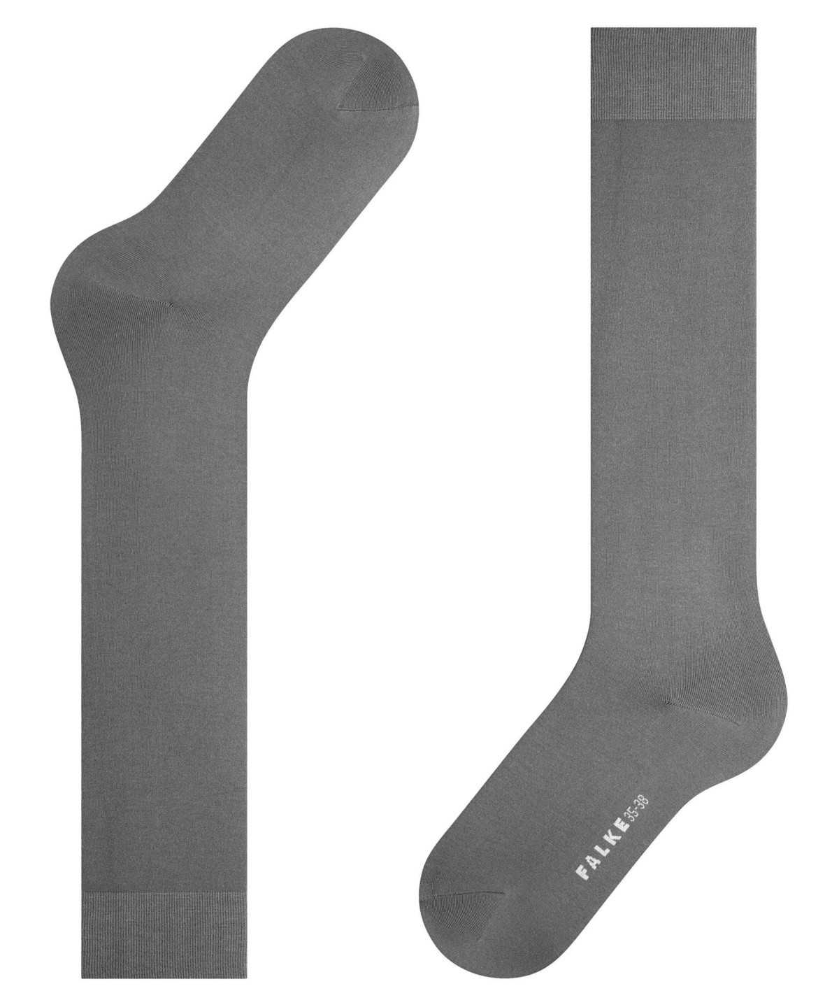 Falke Cotton Touch Knee-high Socks Naisten Sukat Harmaat | 23071LDRT