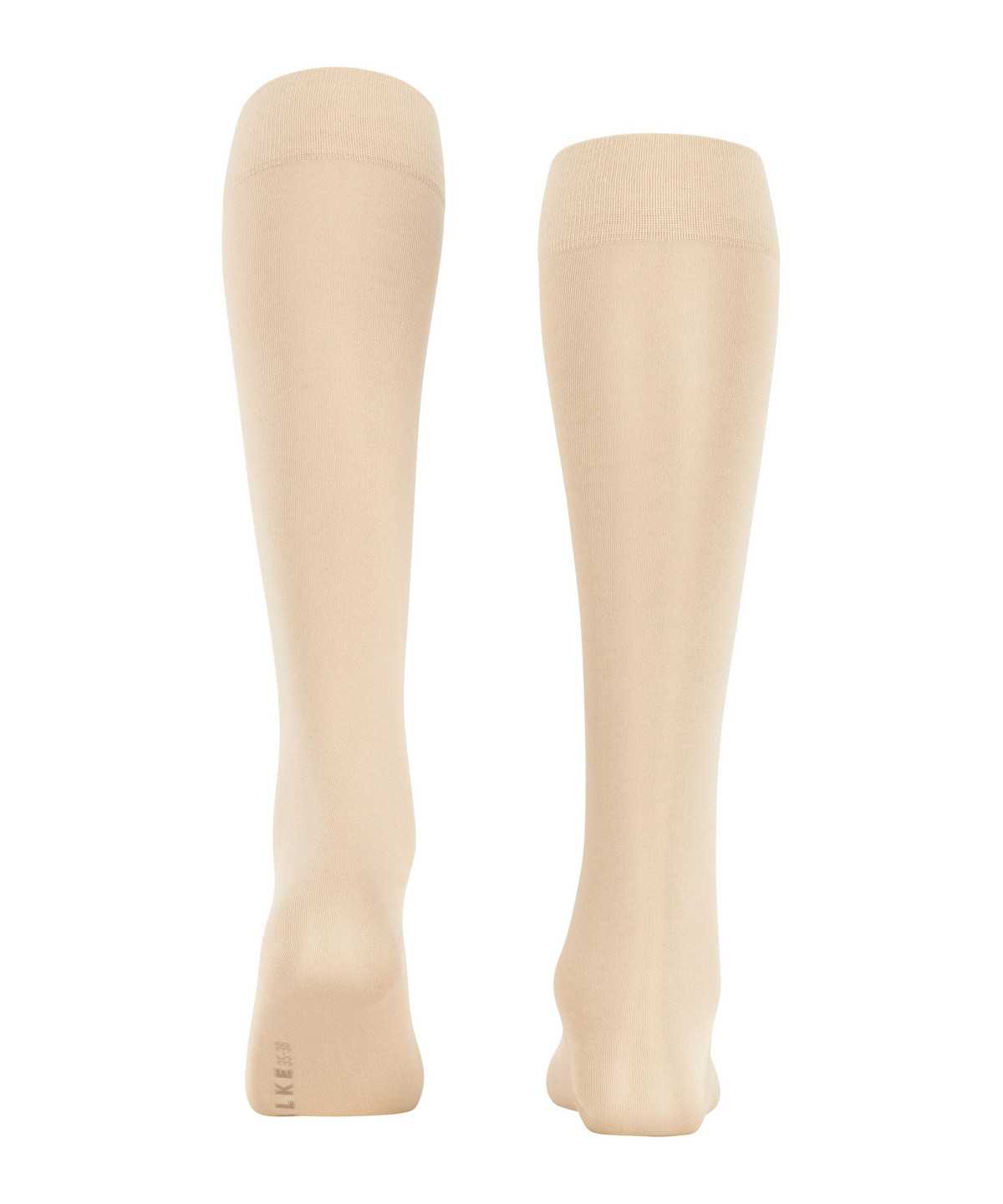 Falke Cotton Touch Knee-high Socks Naisten Sukat Beige | 92758LJZT