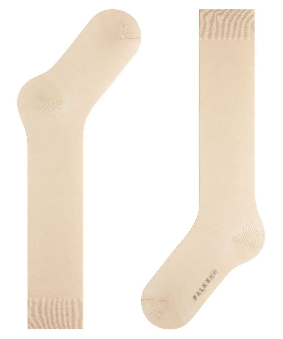 Falke Cotton Touch Knee-high Socks Naisten Sukat Beige | 92758LJZT