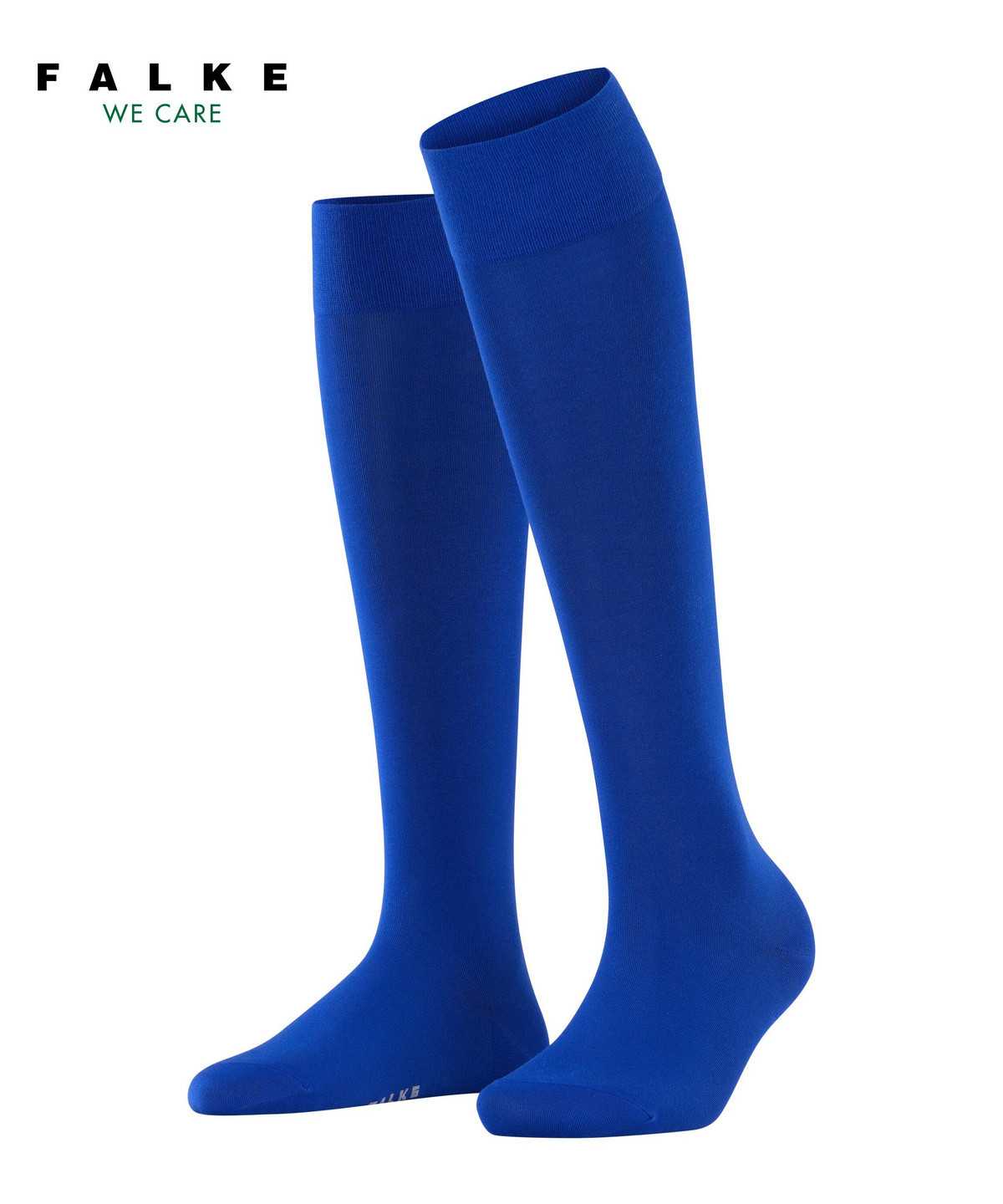 Falke Cotton Touch Knee-high Socks Naisten Sukat Sininen | 97348HPGR