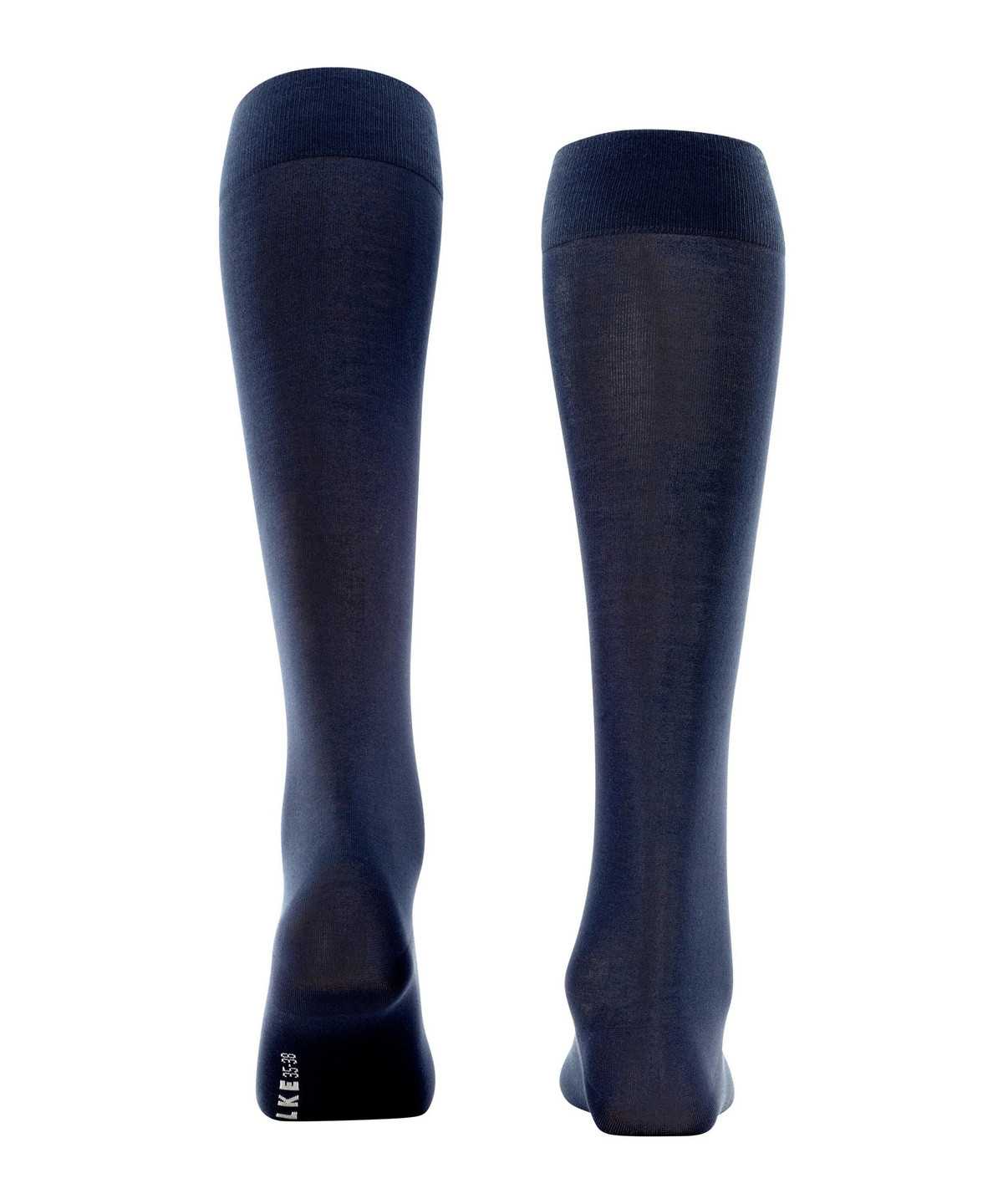 Falke Cotton Touch Knee-high Socks Naisten Sukat Sininen | 65402XLHE