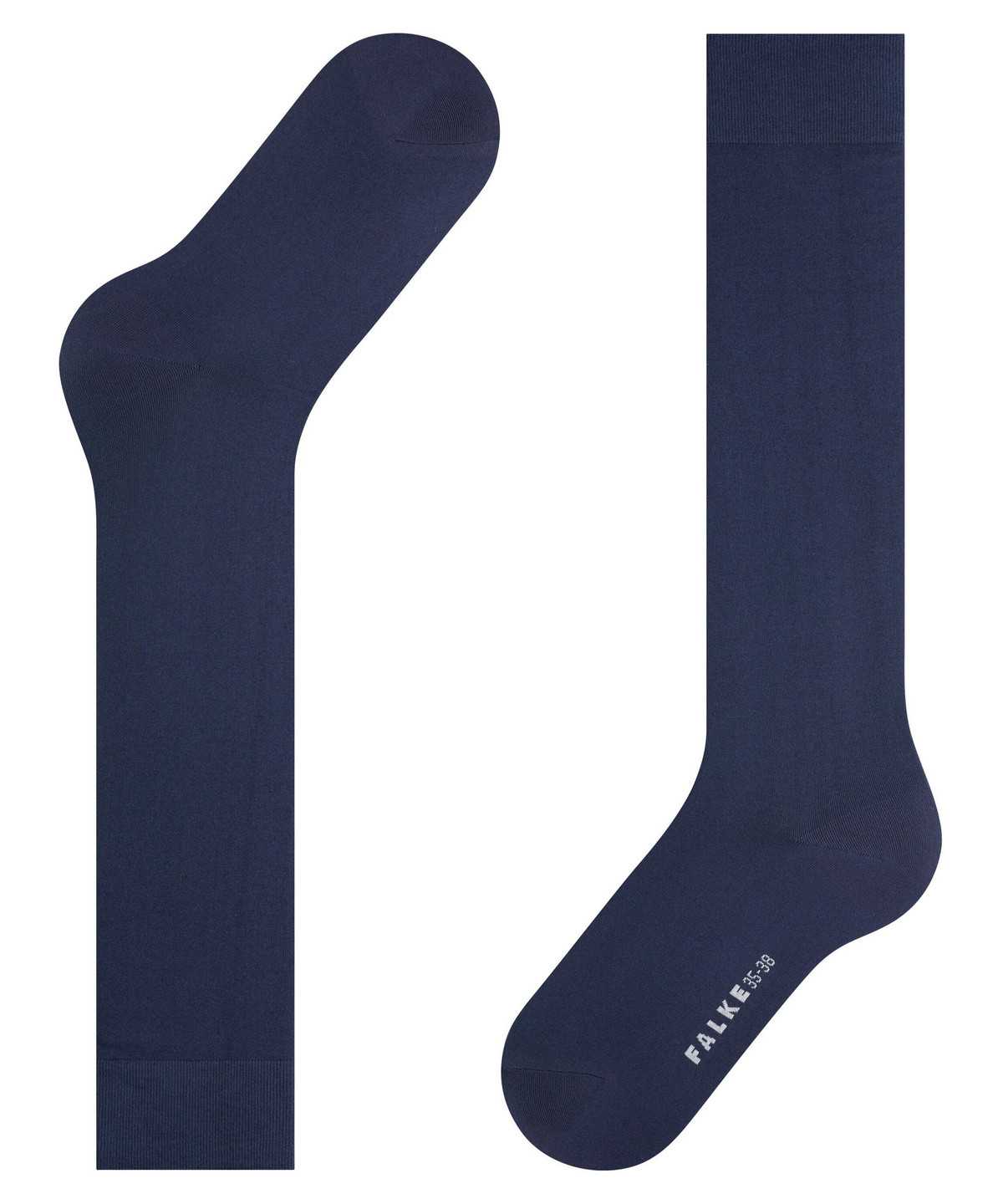 Falke Cotton Touch Knee-high Socks Naisten Sukat Sininen | 65402XLHE