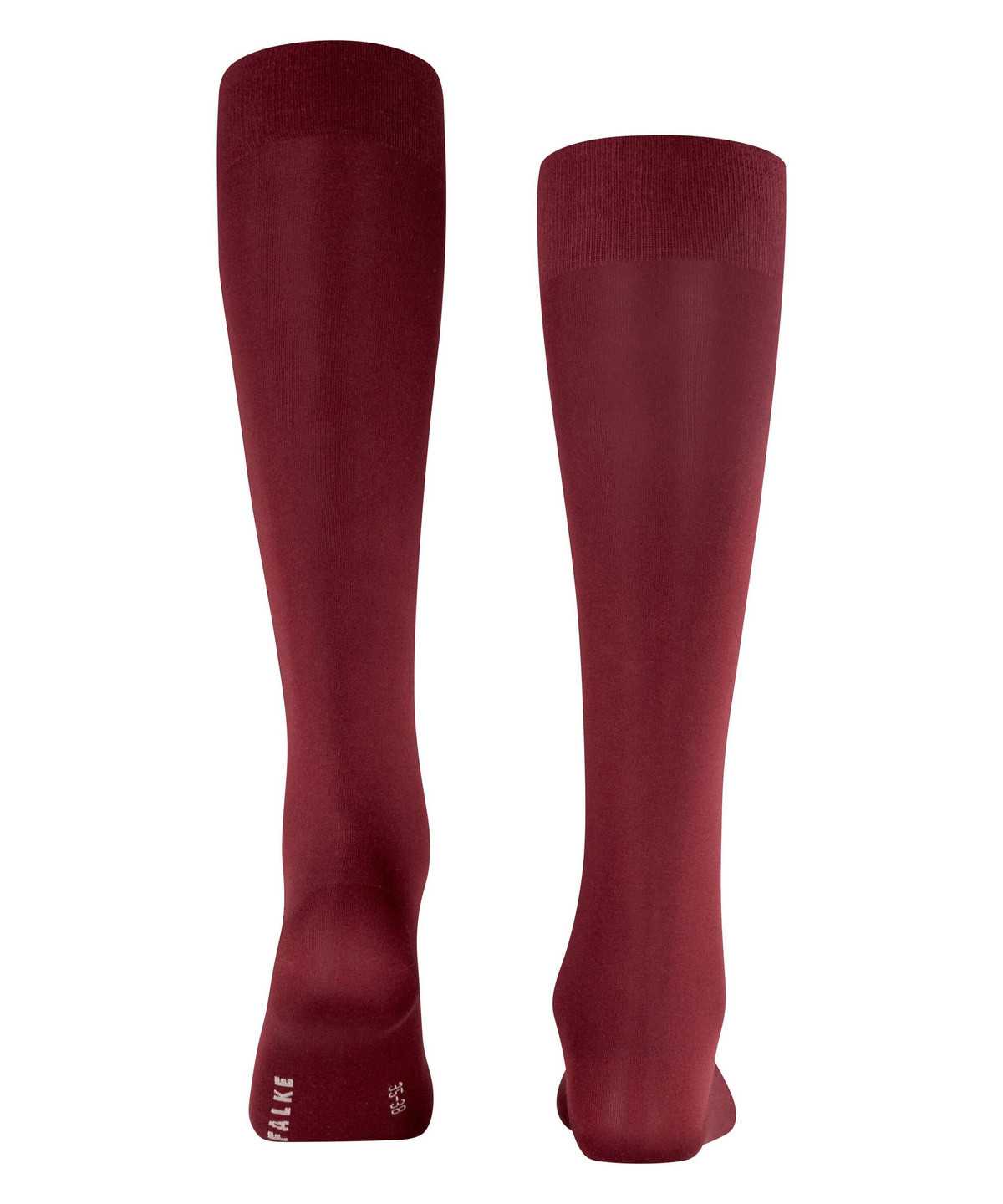 Falke Cotton Touch Knee-high Socks Naisten Sukat Punainen | 18043SZAR