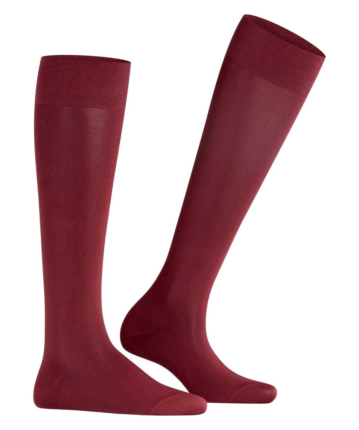 Falke Cotton Touch Knee-high Socks Naisten Sukat Punainen | 18043SZAR