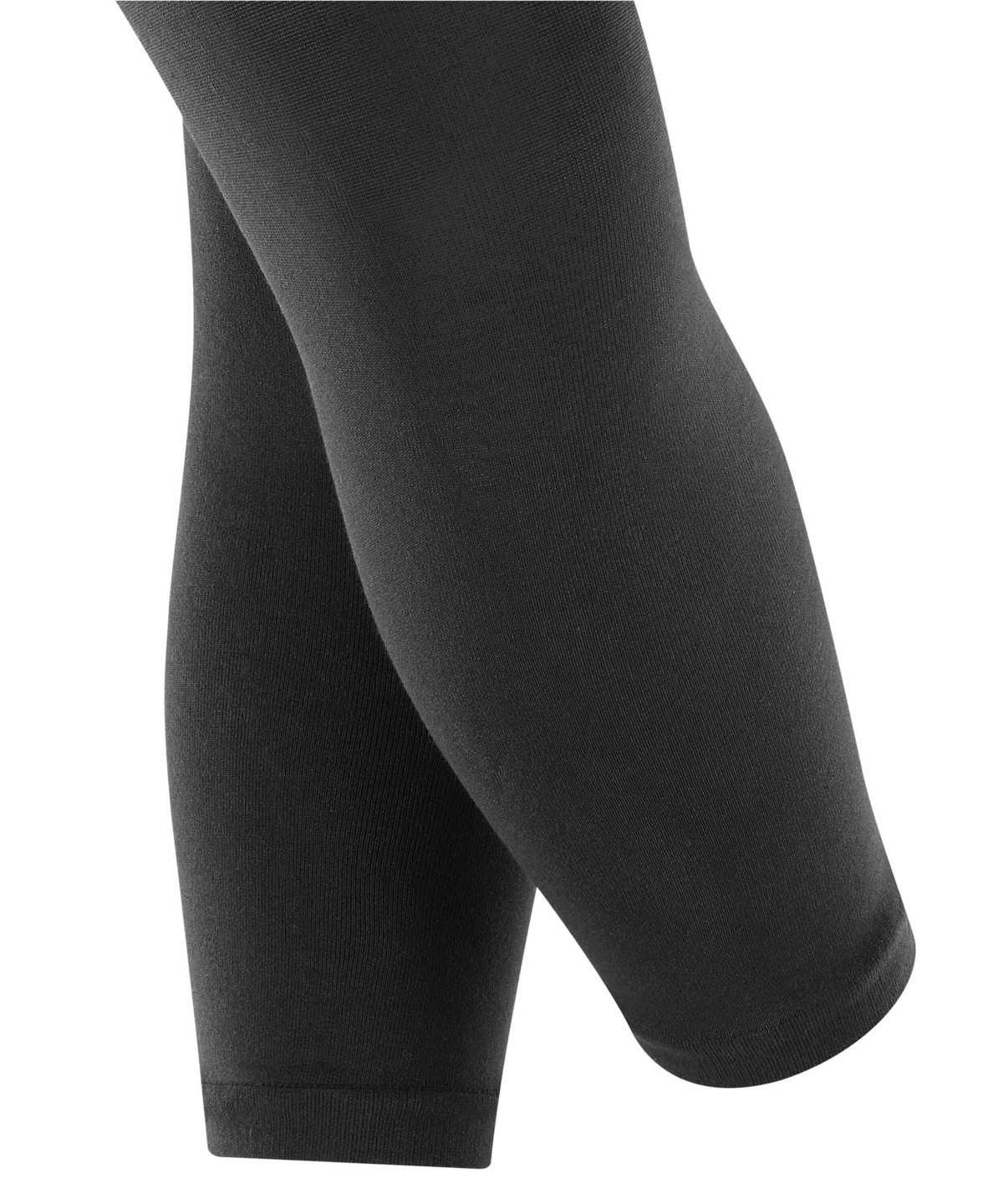 Falke Cotton Touch Leggings Lasten Leggings Mustat | 20513PGNJ