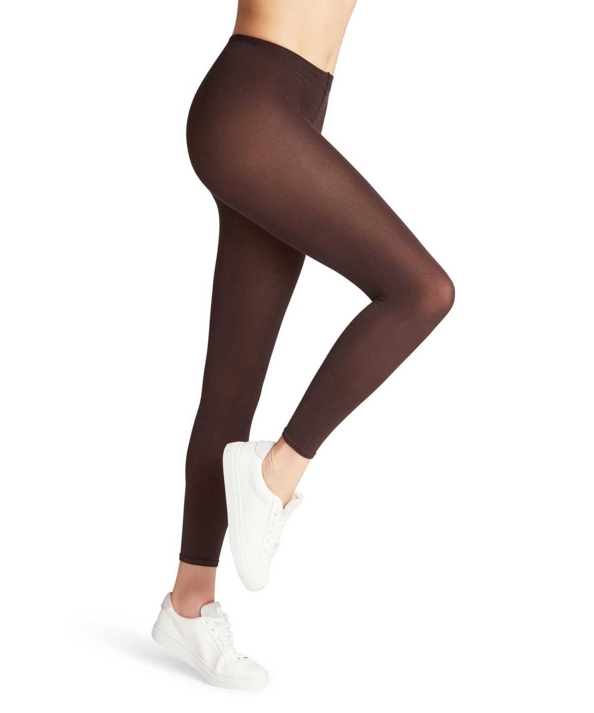 Falke Cotton Touch Leggings Naisten Leggings Ruskea | 94013JUSN