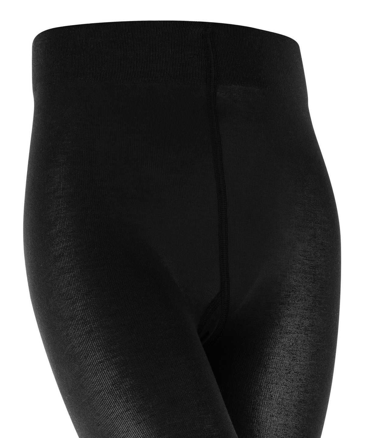 Falke Cotton Touch Tights Lasten Tights Mustat | 27681YKIW