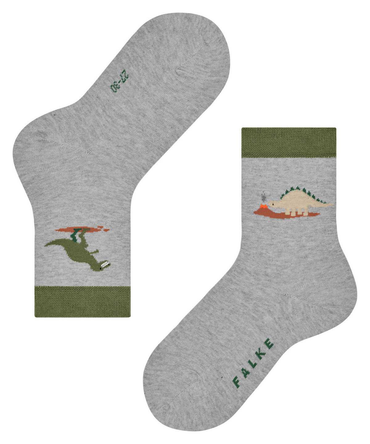 Falke Dinosaurs Socks Lasten Sukat Harmaat | 37816XBPN