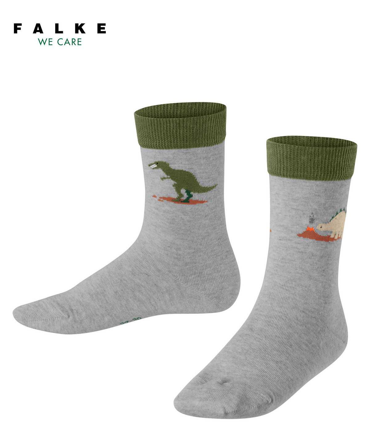 Falke Dinosaurs Socks Lasten Sukat Harmaat | 37816XBPN