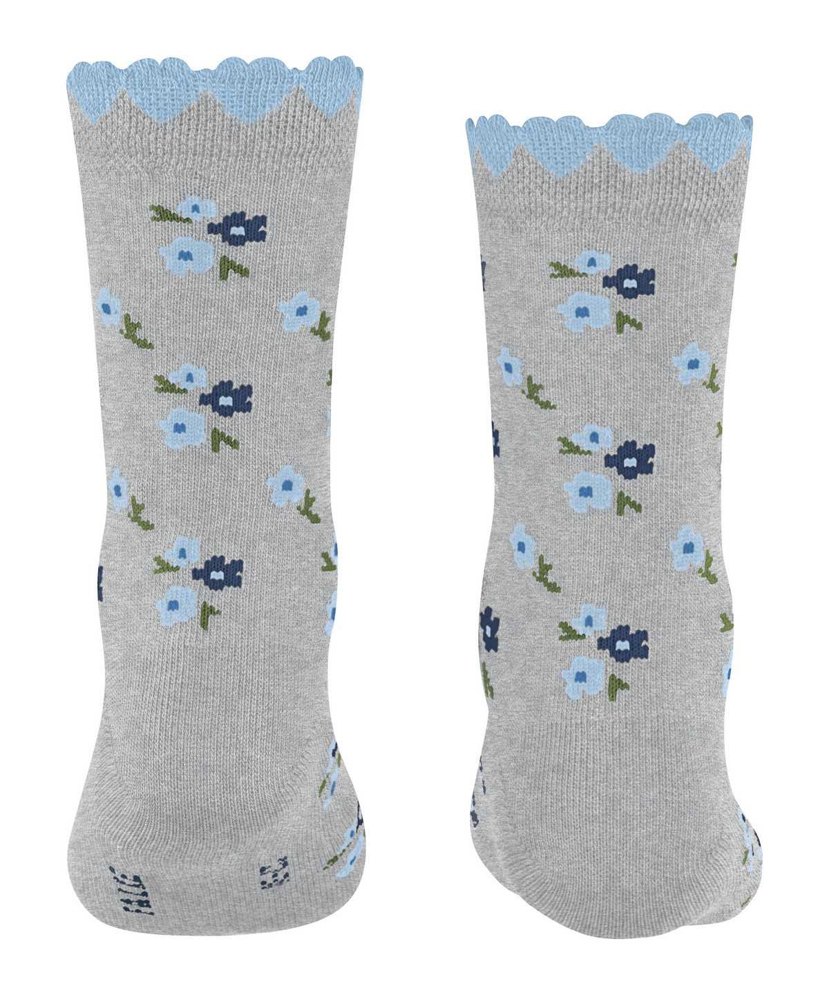 Falke Ditsy Flowers Socks Lasten Sukat Harmaat | 10936PKIA