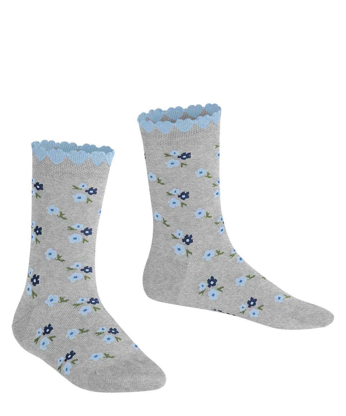 Falke Ditsy Flowers Socks Lasten Sukat Harmaat | 10936PKIA