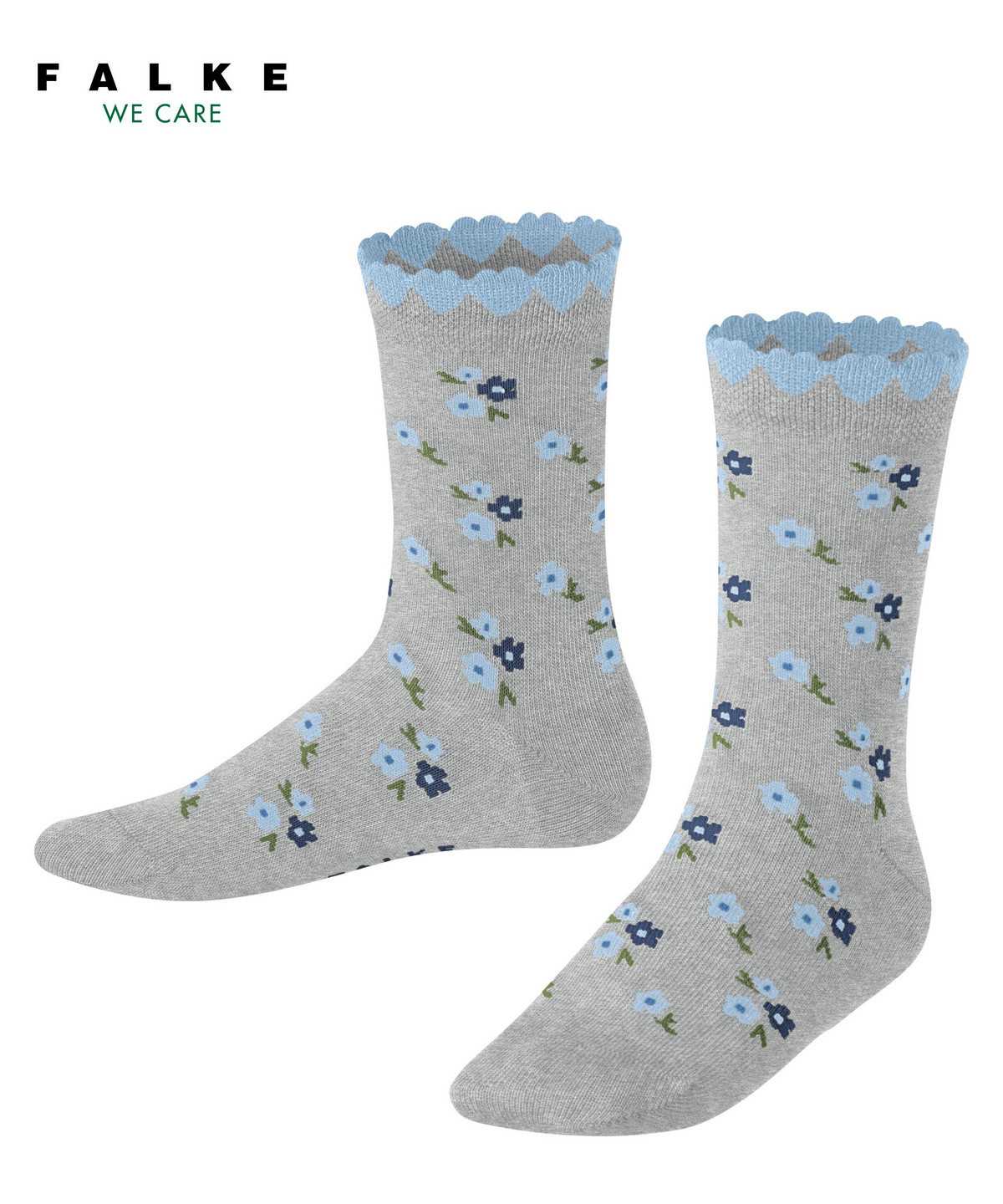 Falke Ditsy Flowers Socks Lasten Sukat Harmaat | 10936PKIA