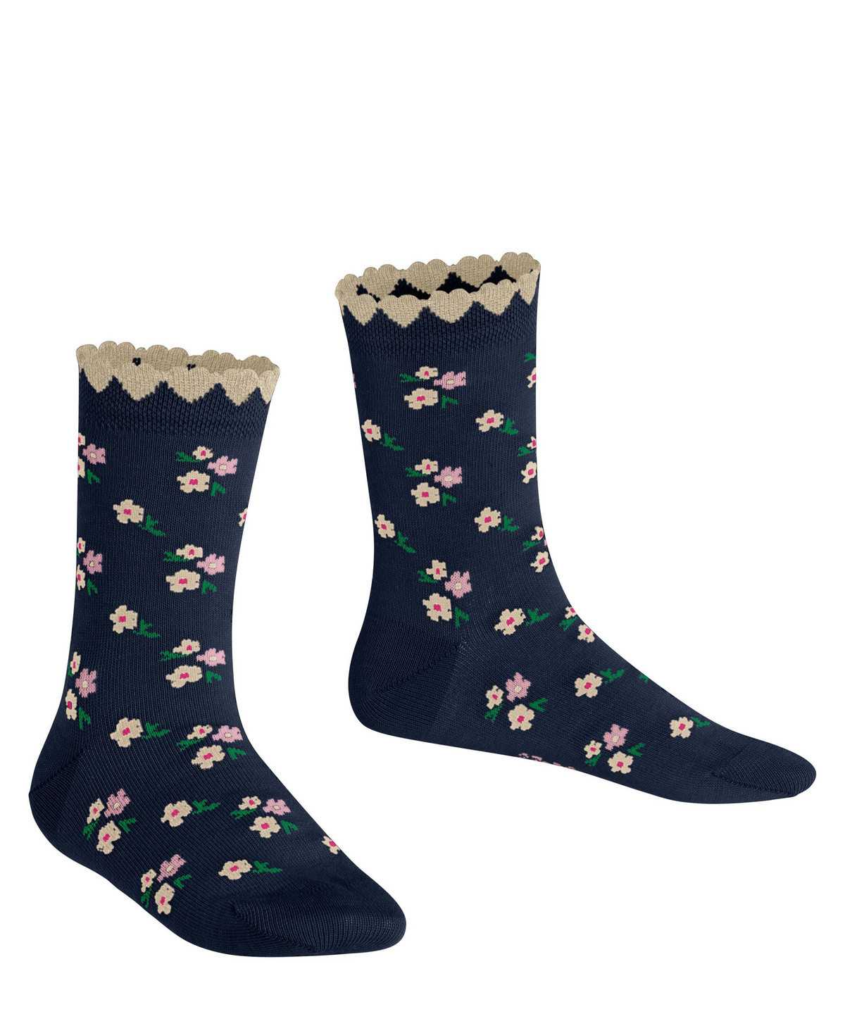 Falke Ditsy Flowers Socks Lasten Sukat Sininen | 51703HCMT