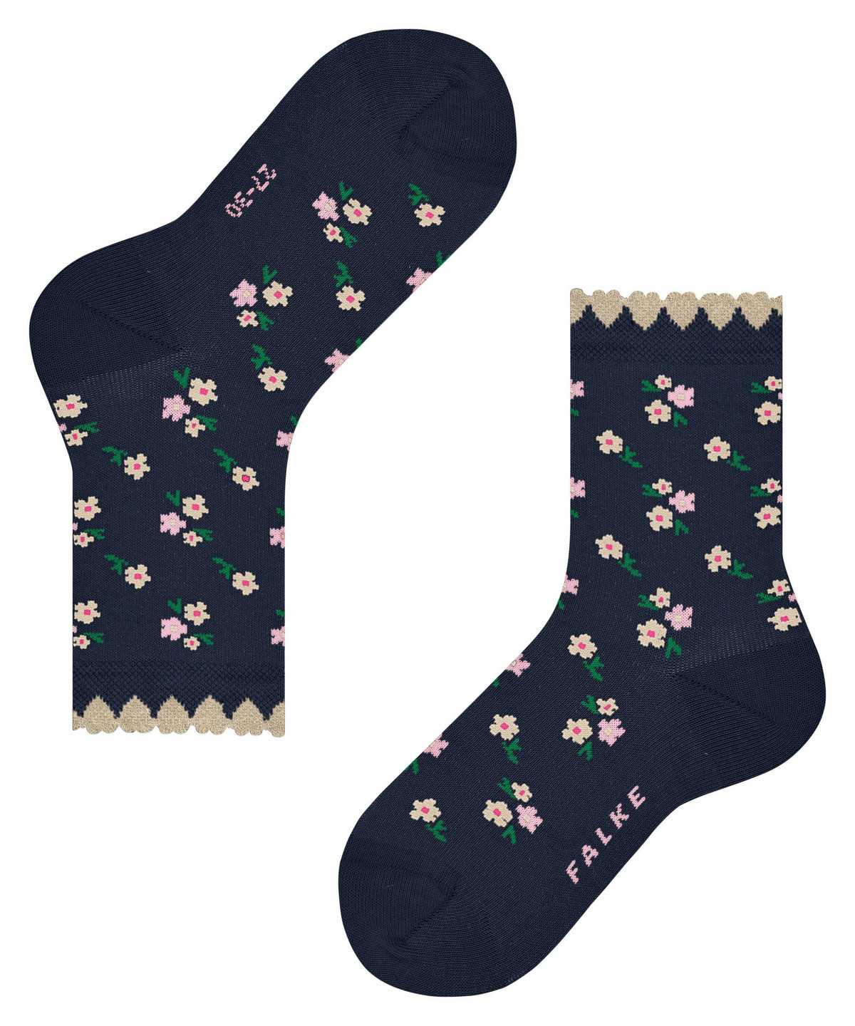 Falke Ditsy Flowers Socks Lasten Sukat Sininen | 51703HCMT