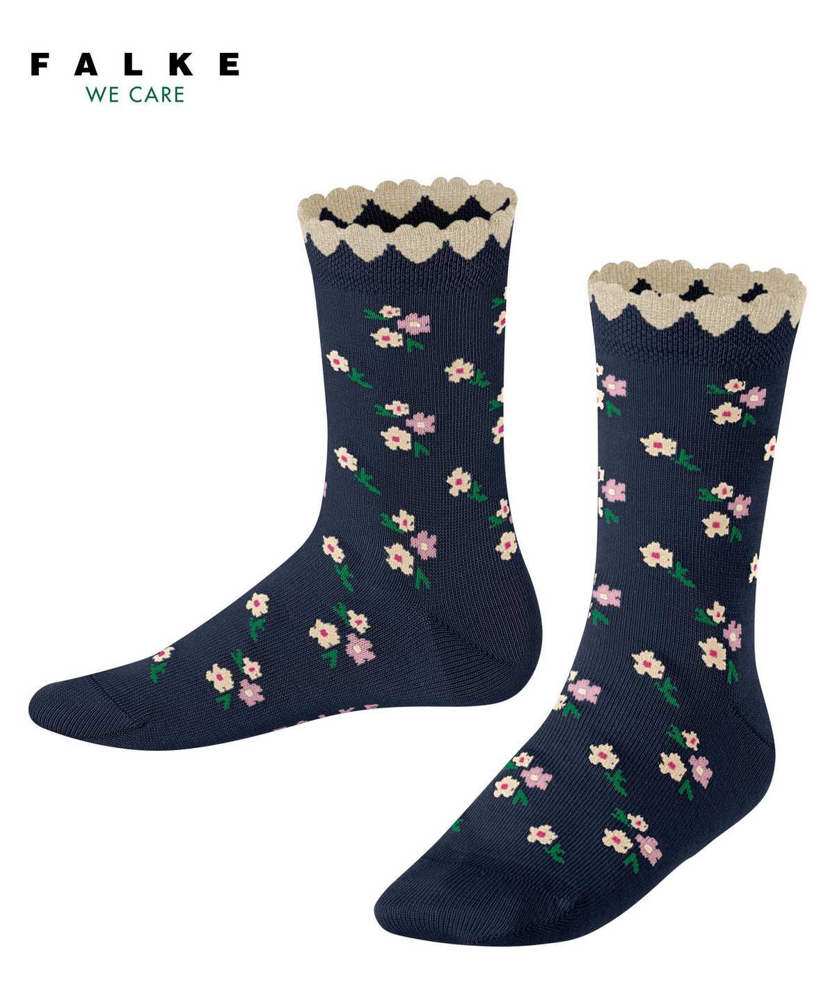 Falke Ditsy Flowers Socks Lasten Sukat Sininen | 51703HCMT