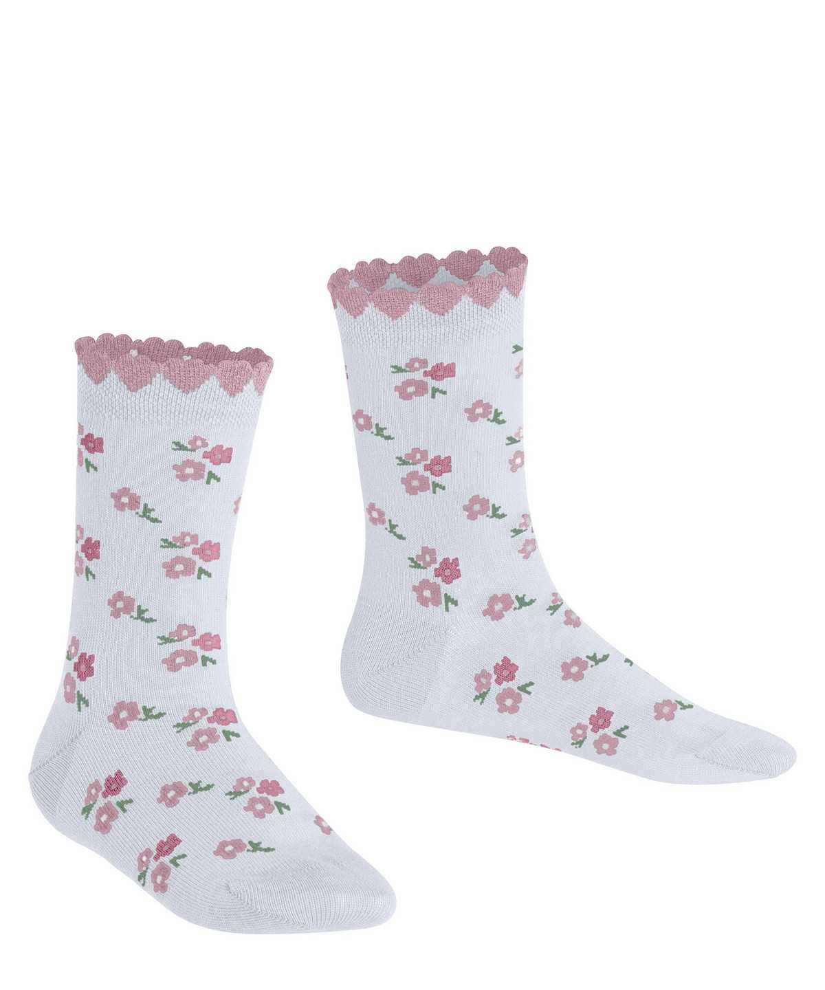 Falke Ditsy Flowers Socks Lasten Sukat Valkoinen | 20387VLWZ