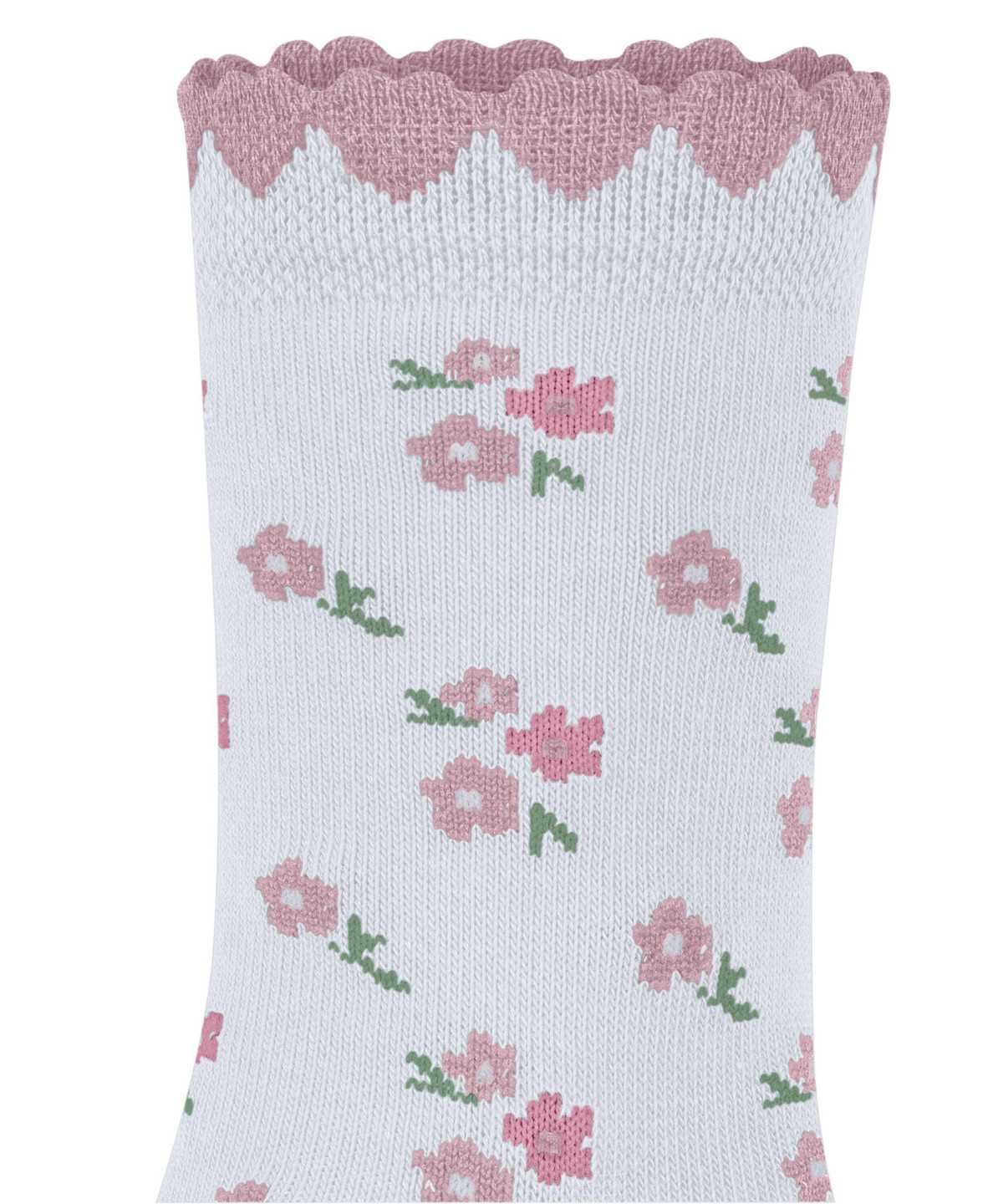 Falke Ditsy Flowers Socks Lasten Sukat Valkoinen | 20387VLWZ