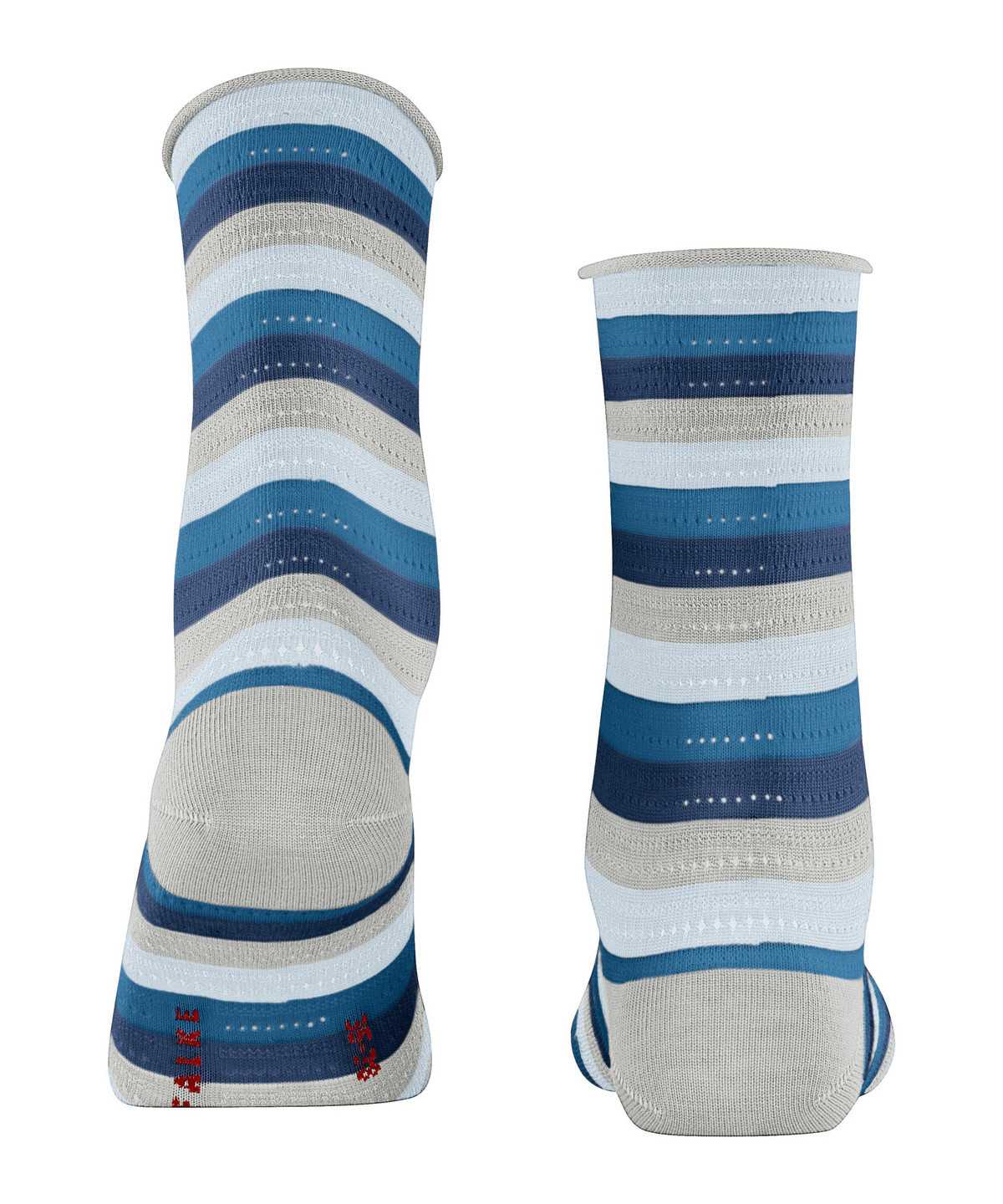 Falke Dopamine Stripe Socks Naisten Sukat Harmaat | 73620REVN