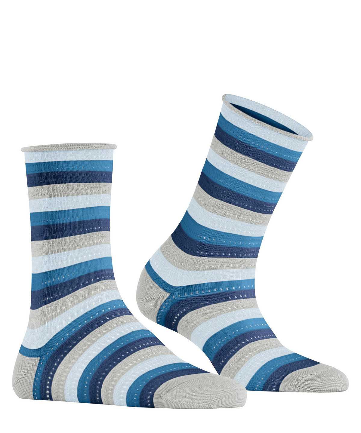 Falke Dopamine Stripe Socks Naisten Sukat Harmaat | 73620REVN