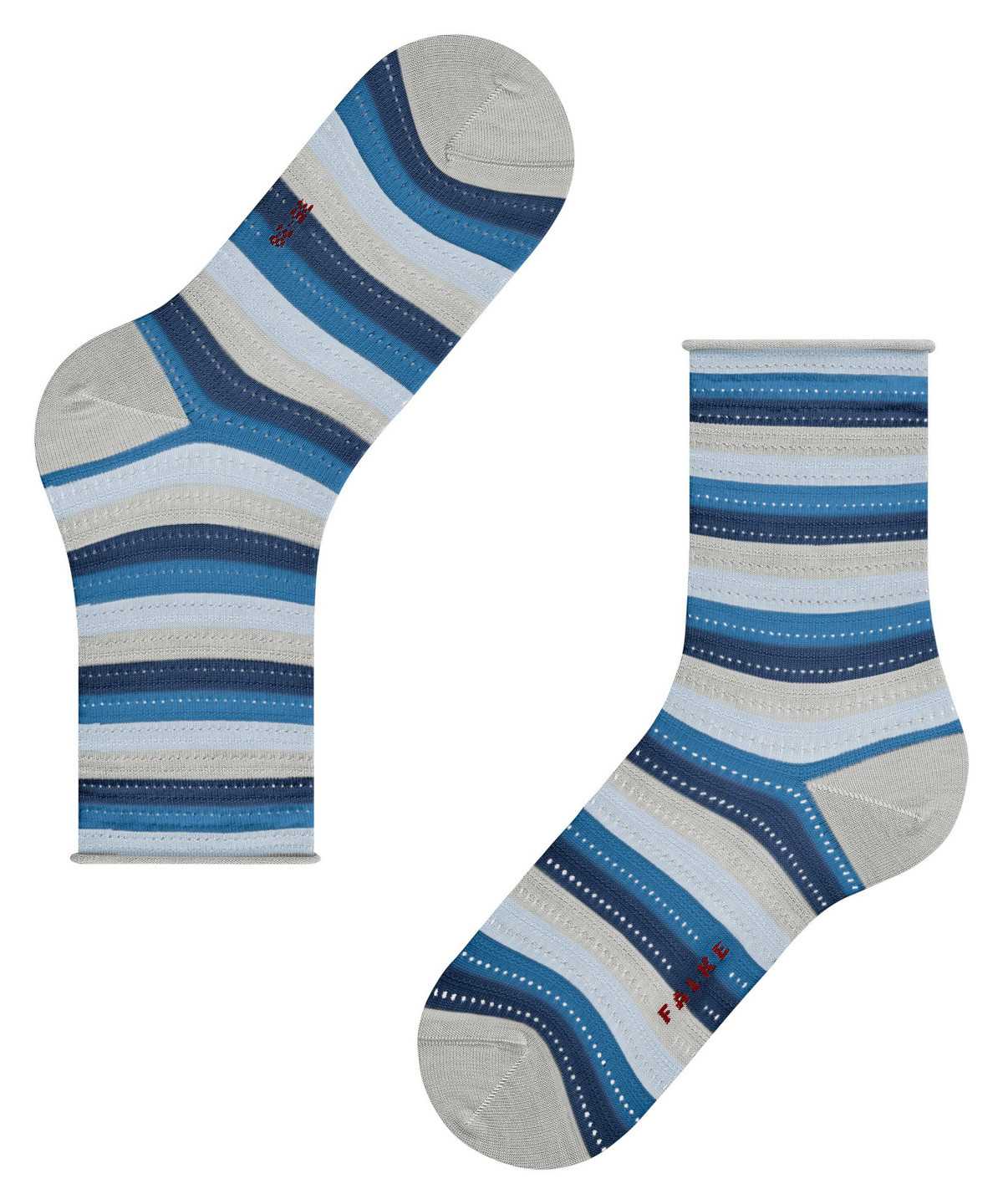 Falke Dopamine Stripe Socks Naisten Sukat Harmaat | 73620REVN