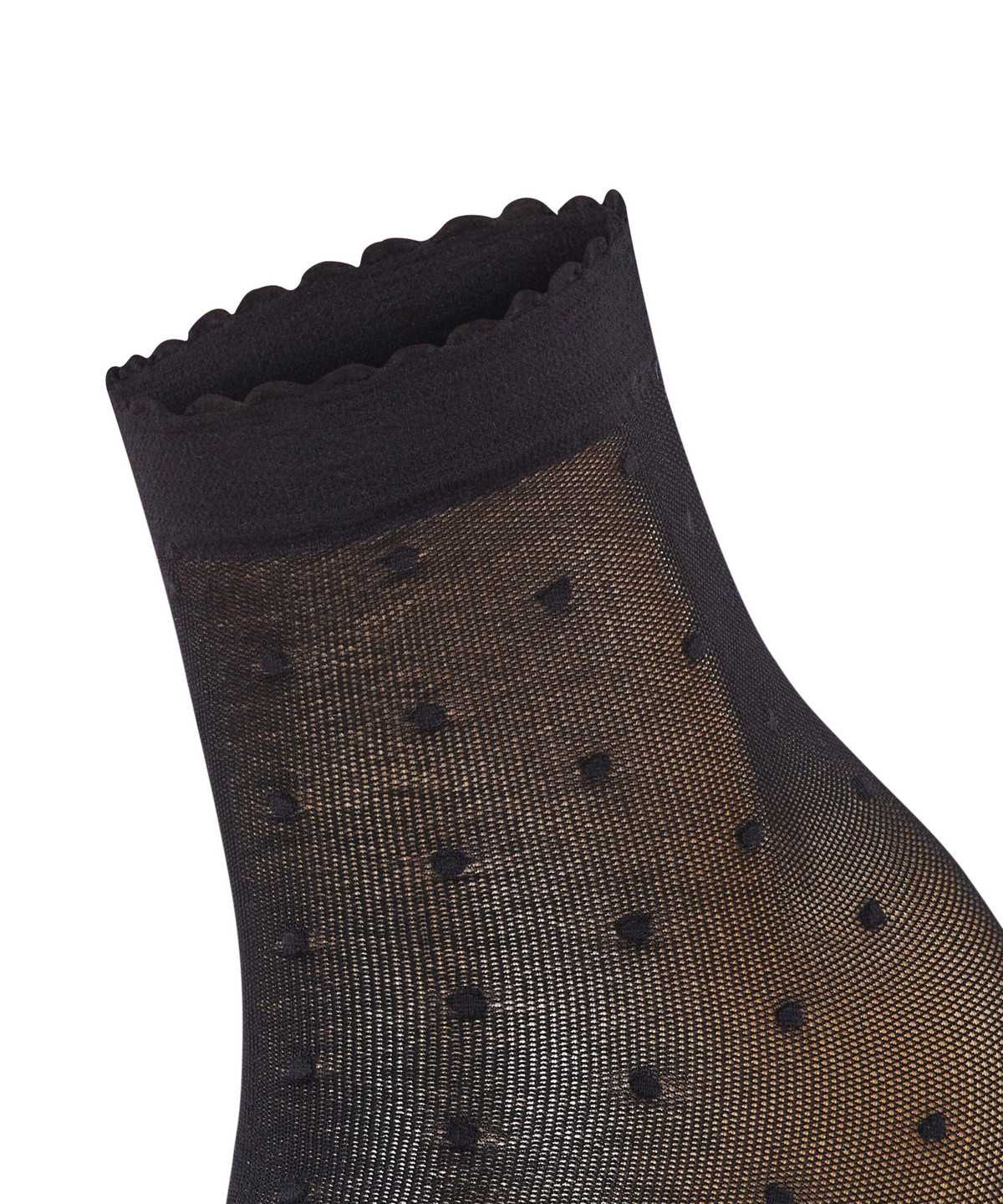 Falke Dot 15 DEN Ankle socks Naisten Sukat Mustat | 45032ZUWT