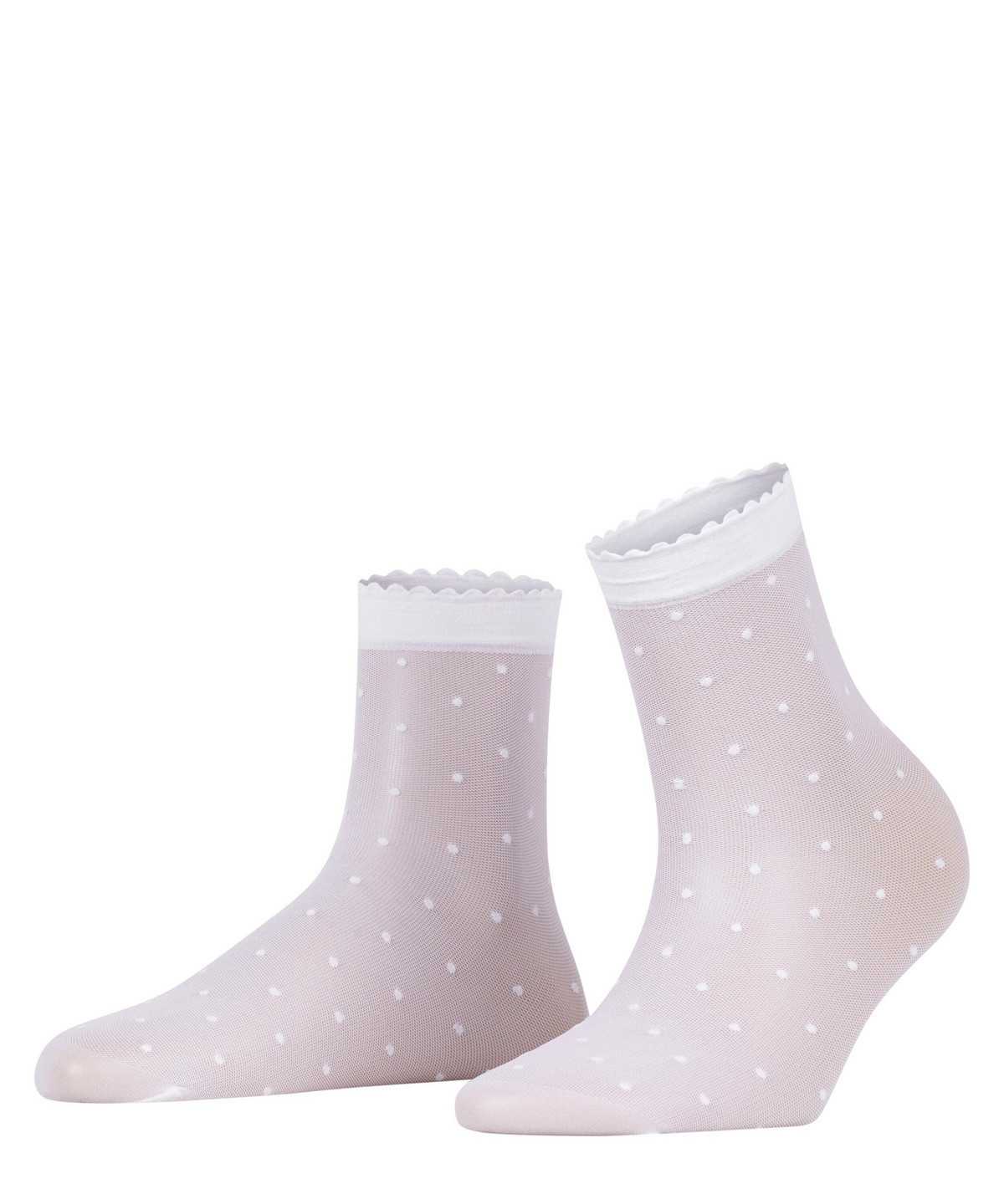 Falke Dot 15 DEN Ankle socks Naisten Sukat Valkoinen | 67251SGCZ