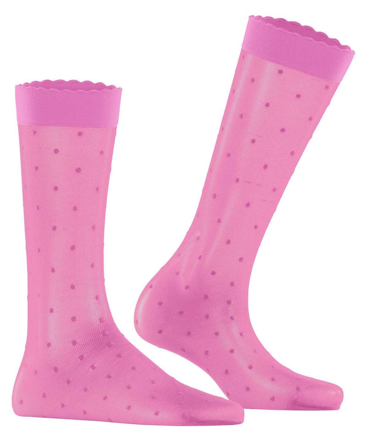 Falke Dot 15 DEN Knee-high Socks Naisten Sukat Punainen | 89260USIJ