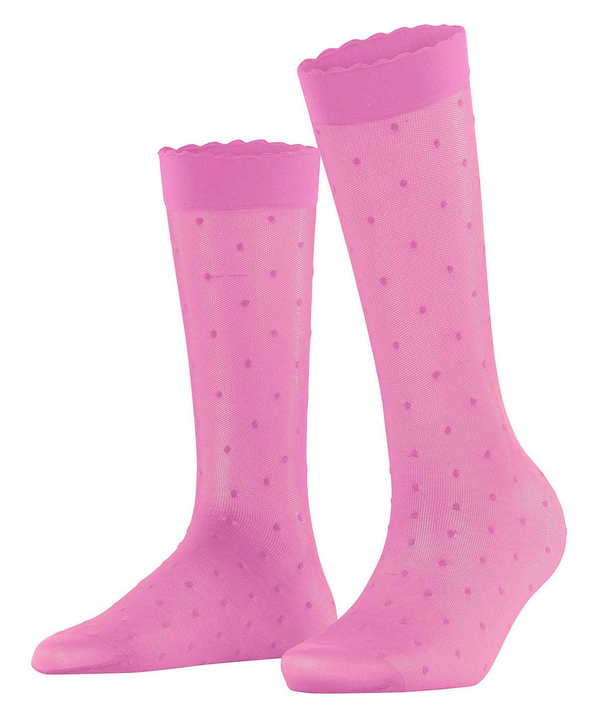 Falke Dot 15 DEN Knee-high Socks Naisten Sukat Punainen | 89260USIJ