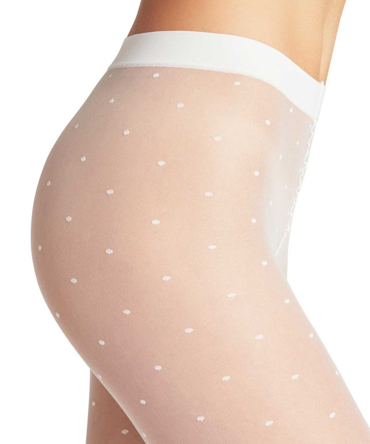 Falke Dot 15 DEN Tights Naisten Tights Valkoinen | 87590DIAF