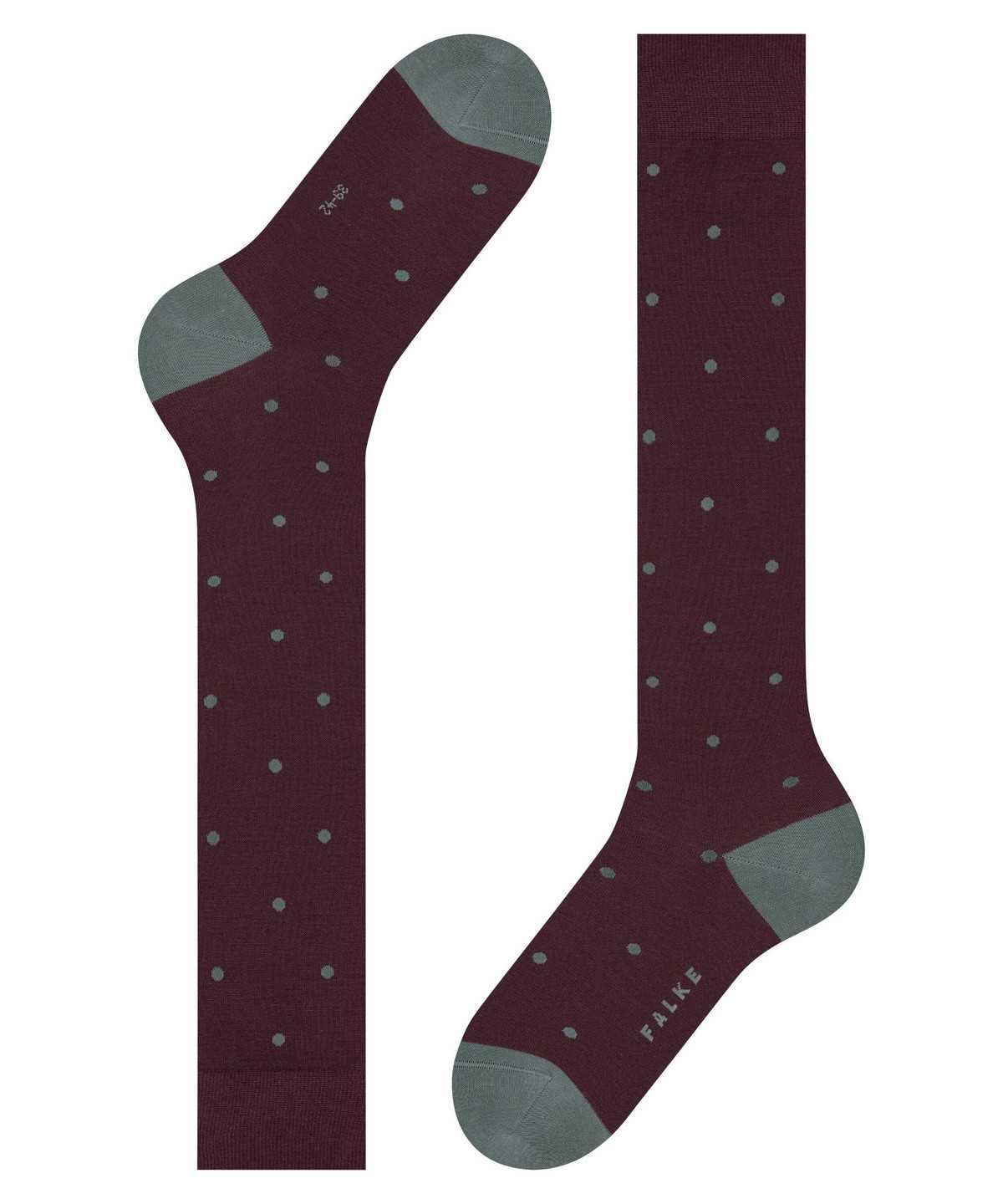 Falke Dot Knee-high Socks Miesten Sukat Punainen | 98750QRFV