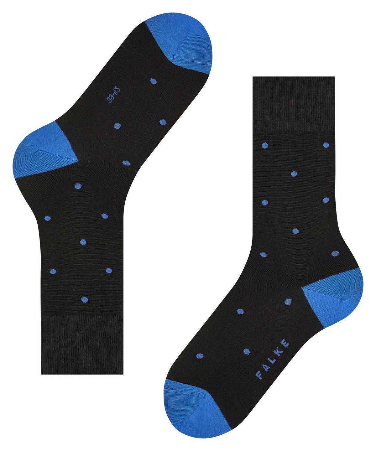 Falke Dot Socks Miesten Sukat Mustat | 25390VDSM