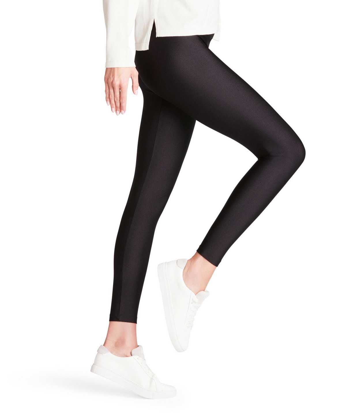 Falke Elegant Shine Leggings Naisten Leggings Mustat | 34625DYSI