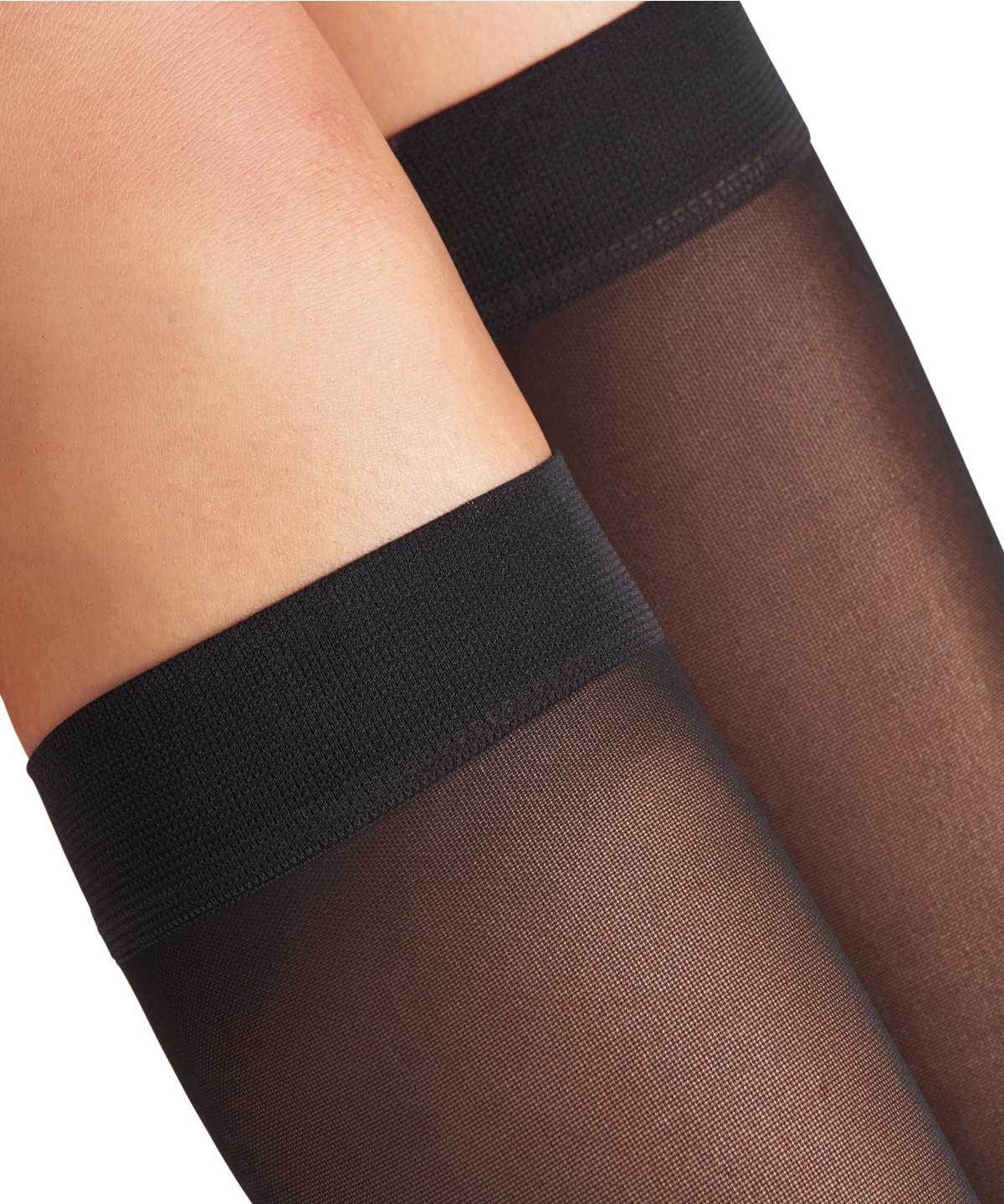 Falke Energize 30 DEN Knee-high Socks Naisten Sukat Mustat | 18956ZPYX