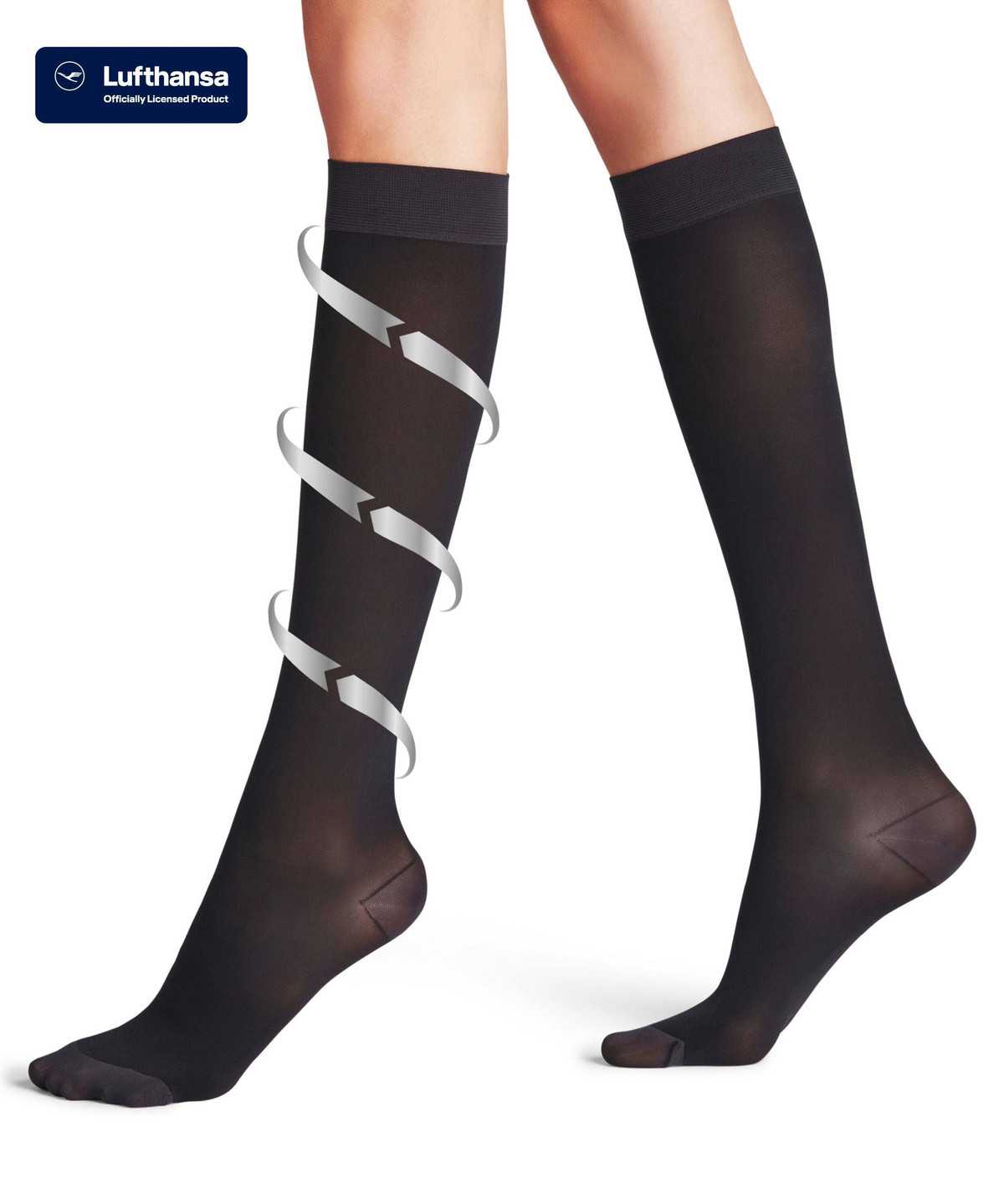 Falke Energize 50 DEN Knee-high Socks Naisten Sukat Mustat | 29846BTXM