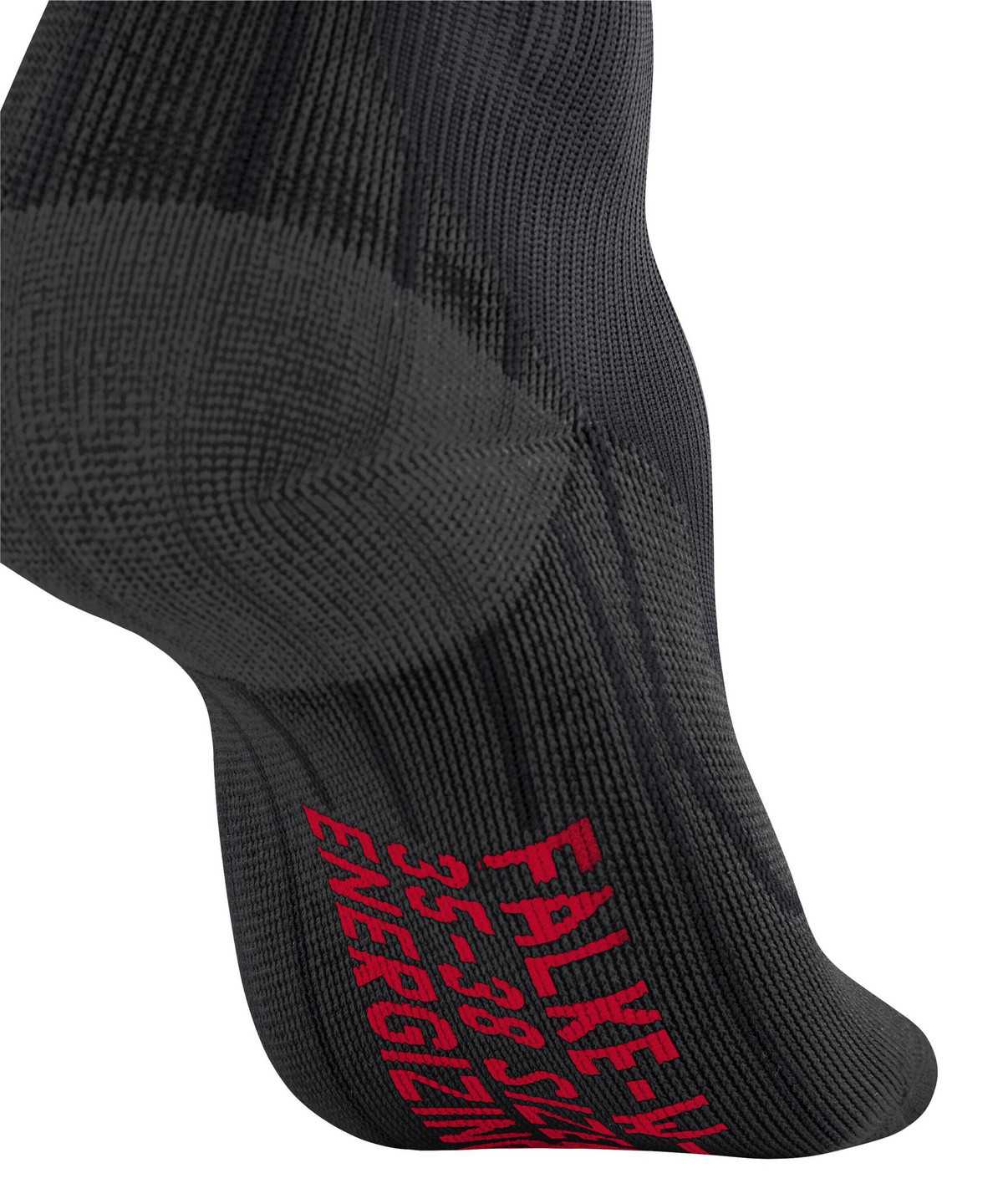 Falke Energizing Knee-high Socks Health Naisten Sports Socks Mustat | 61950YXST