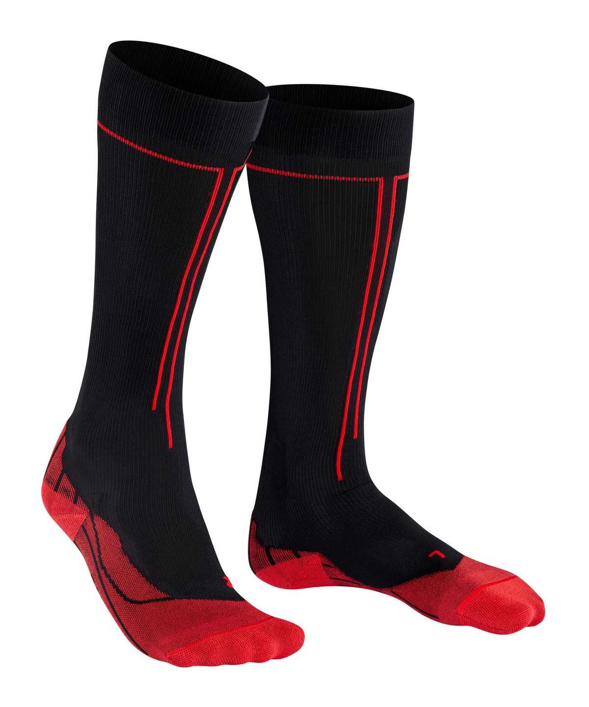 Falke Energizing Knee-high Socks Health Naisten Sports Socks Mustat | 07685IAUH