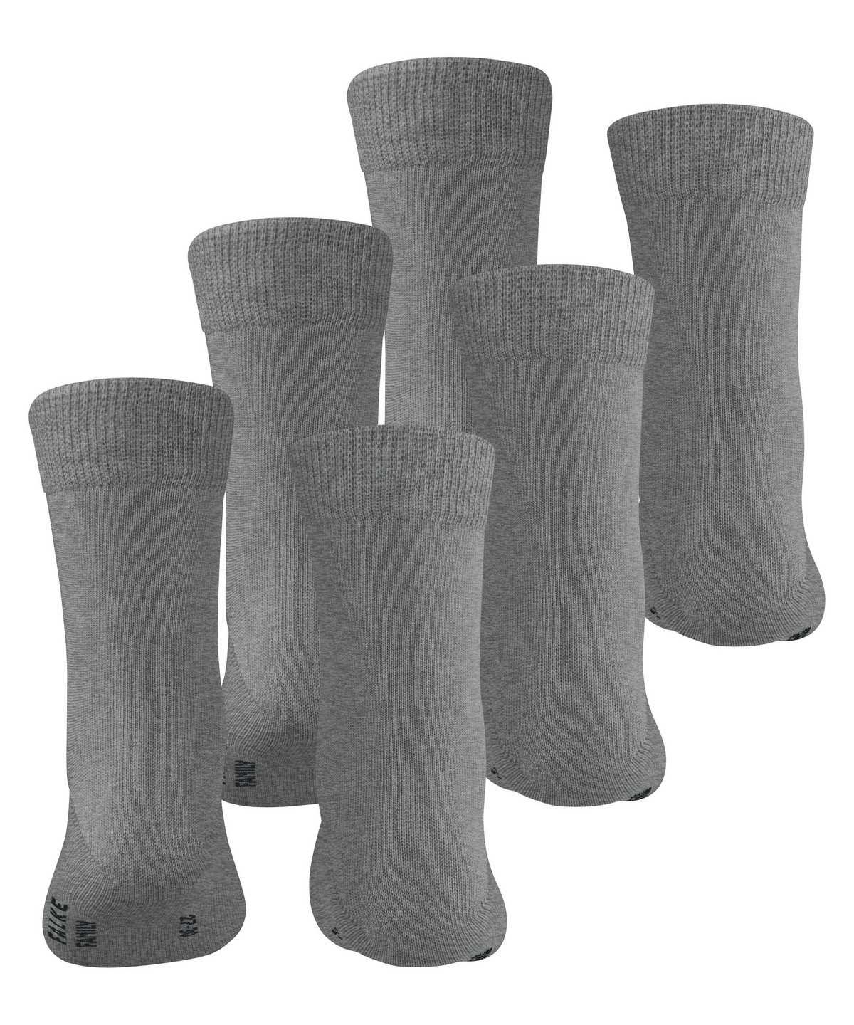 Falke Family 3-Pack Socks Lasten Sukat Harmaat | 76904LZYH