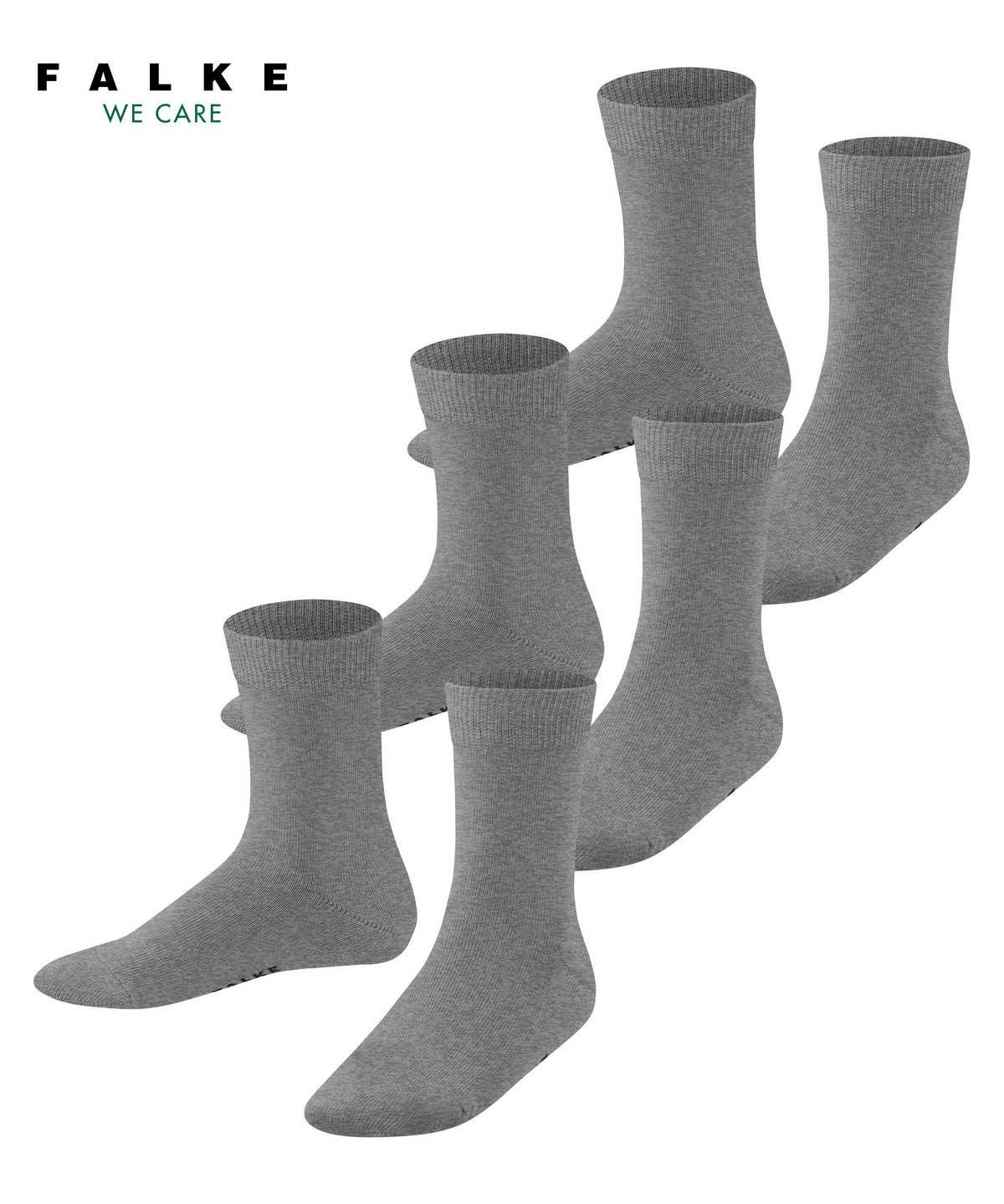 Falke Family 3-Pack Socks Lasten Sukat Harmaat | 76904LZYH